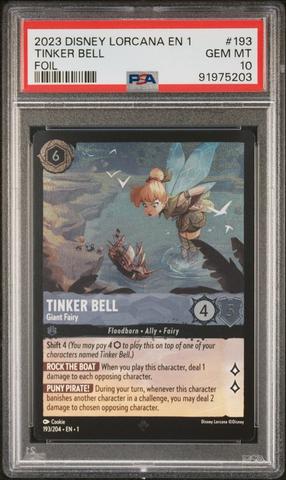 【PSA10】ベル　ロルカナ 2023 Disney Lorcana En 1-the First Chapter 214 Belle