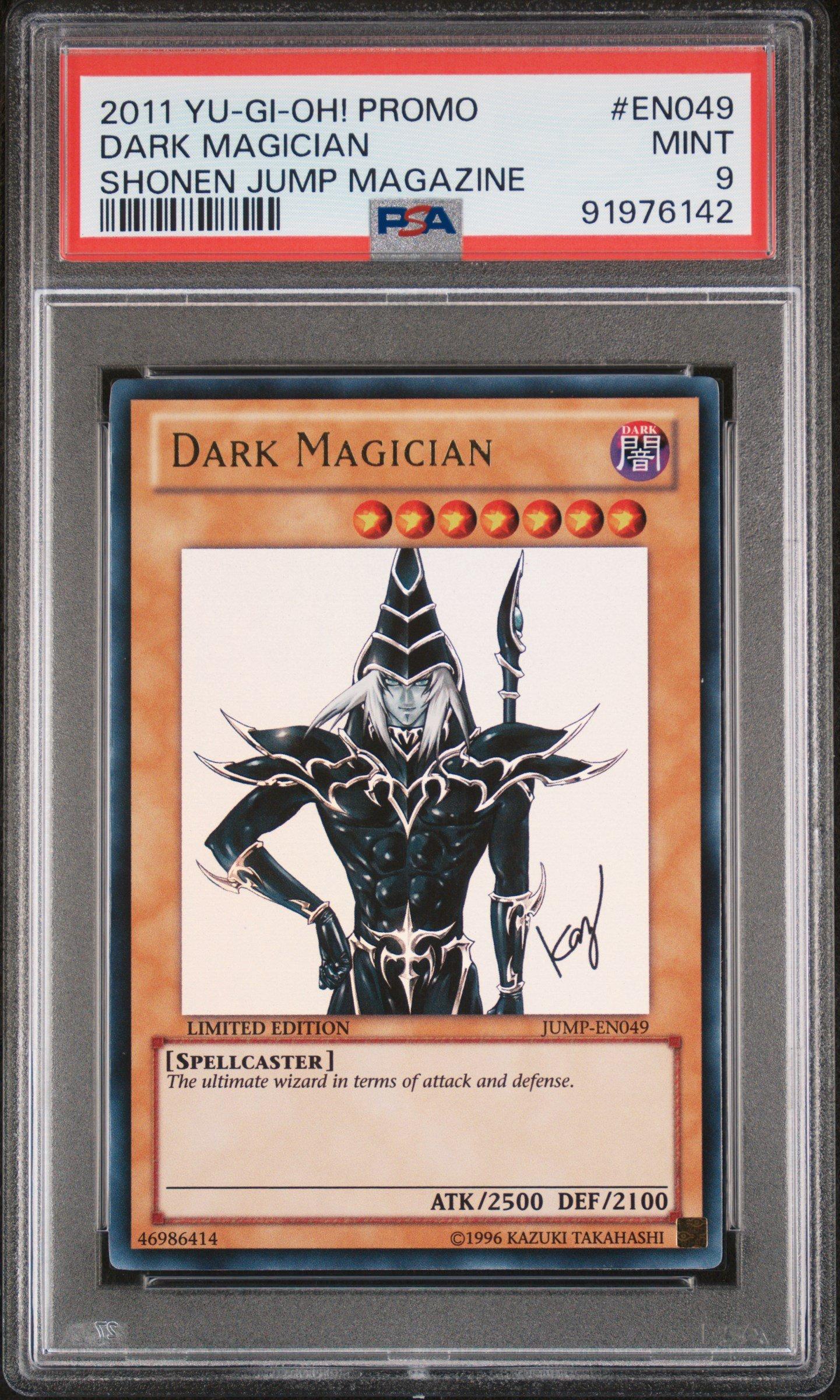 2011 Yu-gi-oh! Promo Shonen Jump Magazine En049 Dark Magician PSA 9
