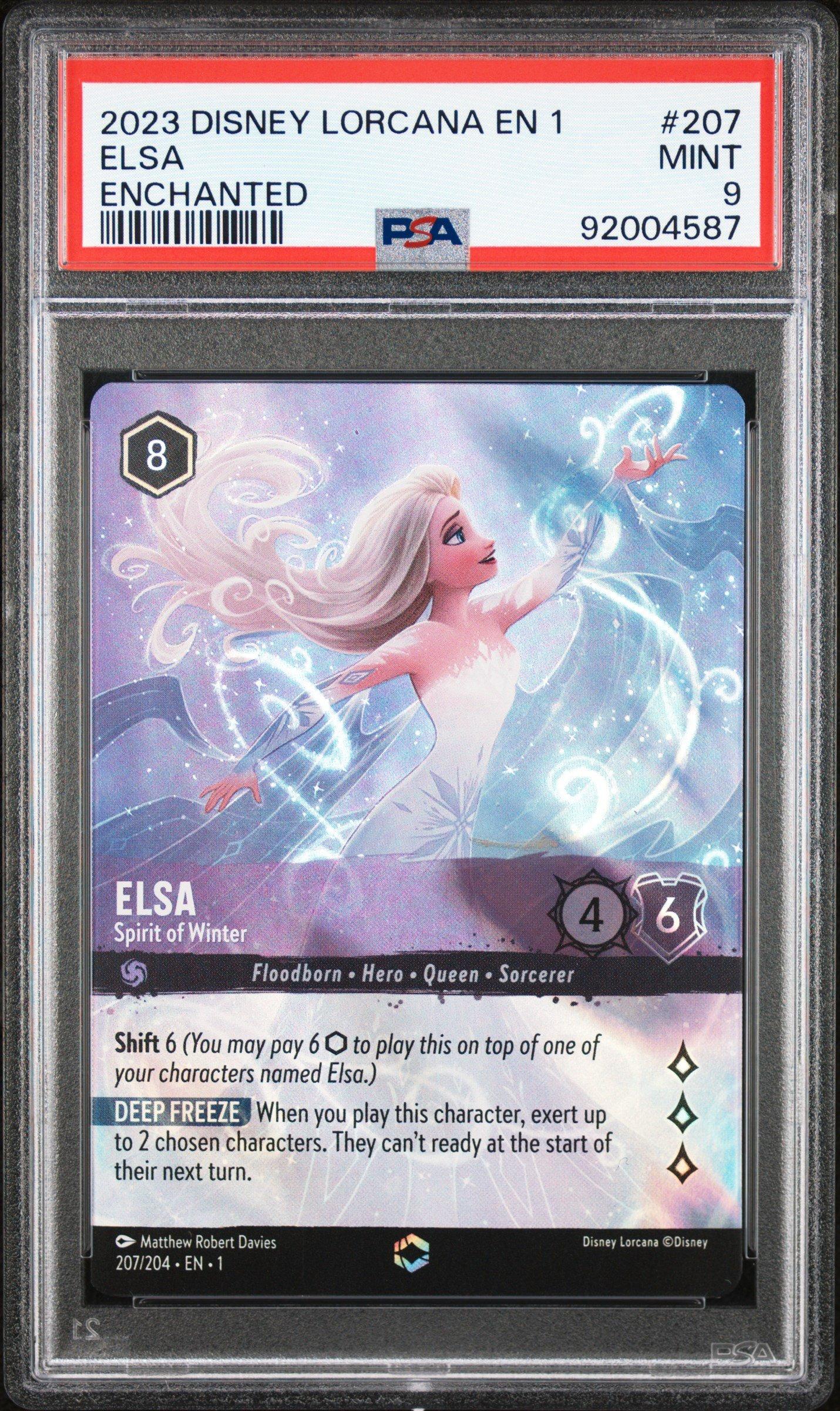 2023 Disney Lorcana En 1-the First Chapter 207 Elsa - Spirit Of