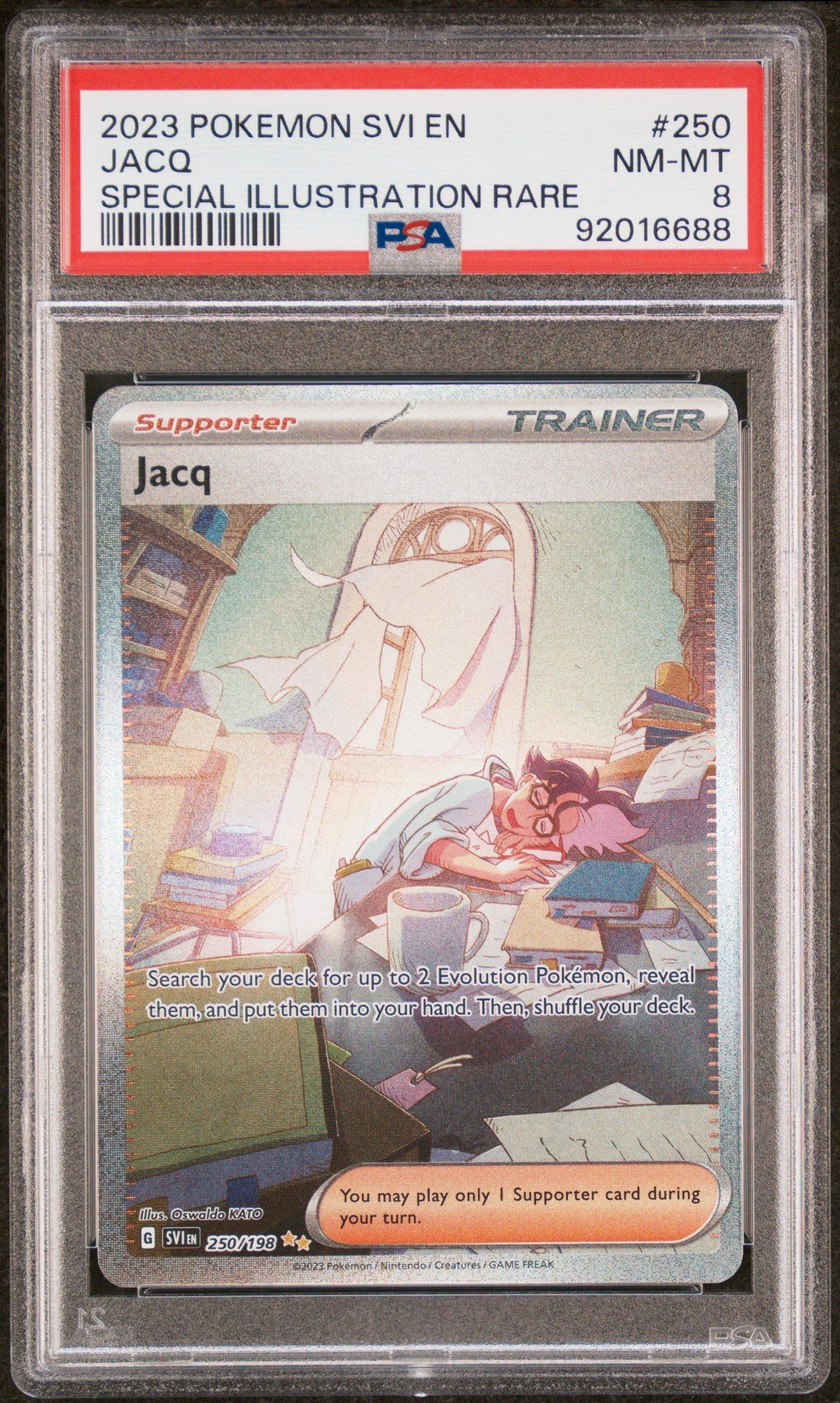 2023 Pokemon Svi En-scarlet & Violet 250 Jacq Special Illustration Rare PSA  8 Graded Card | GameStop