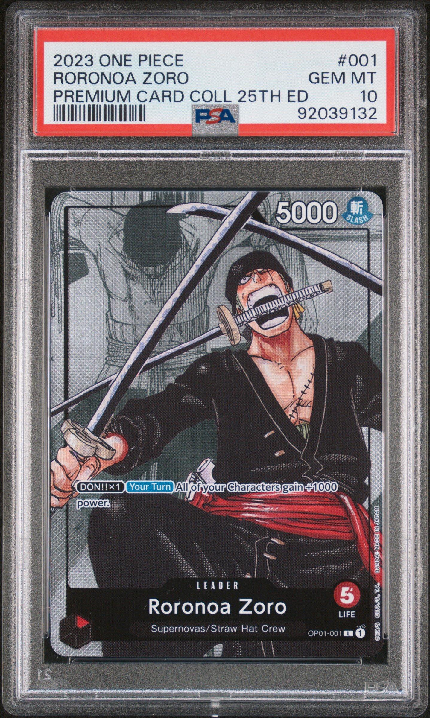 2023 One Piece Premium Card Collection 25th Edition 001 Roronoa
