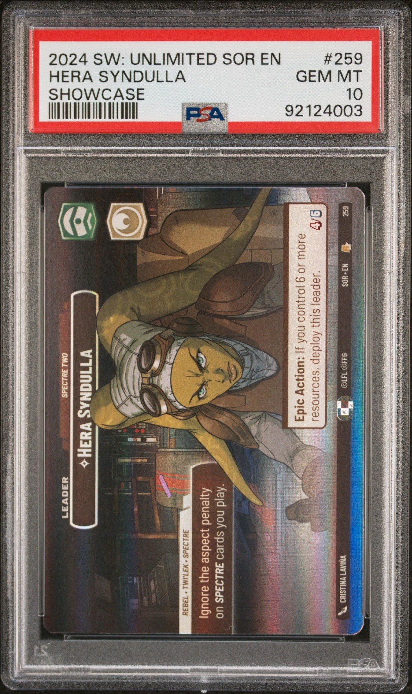 PSA 10 Star shops Wars Rey SP