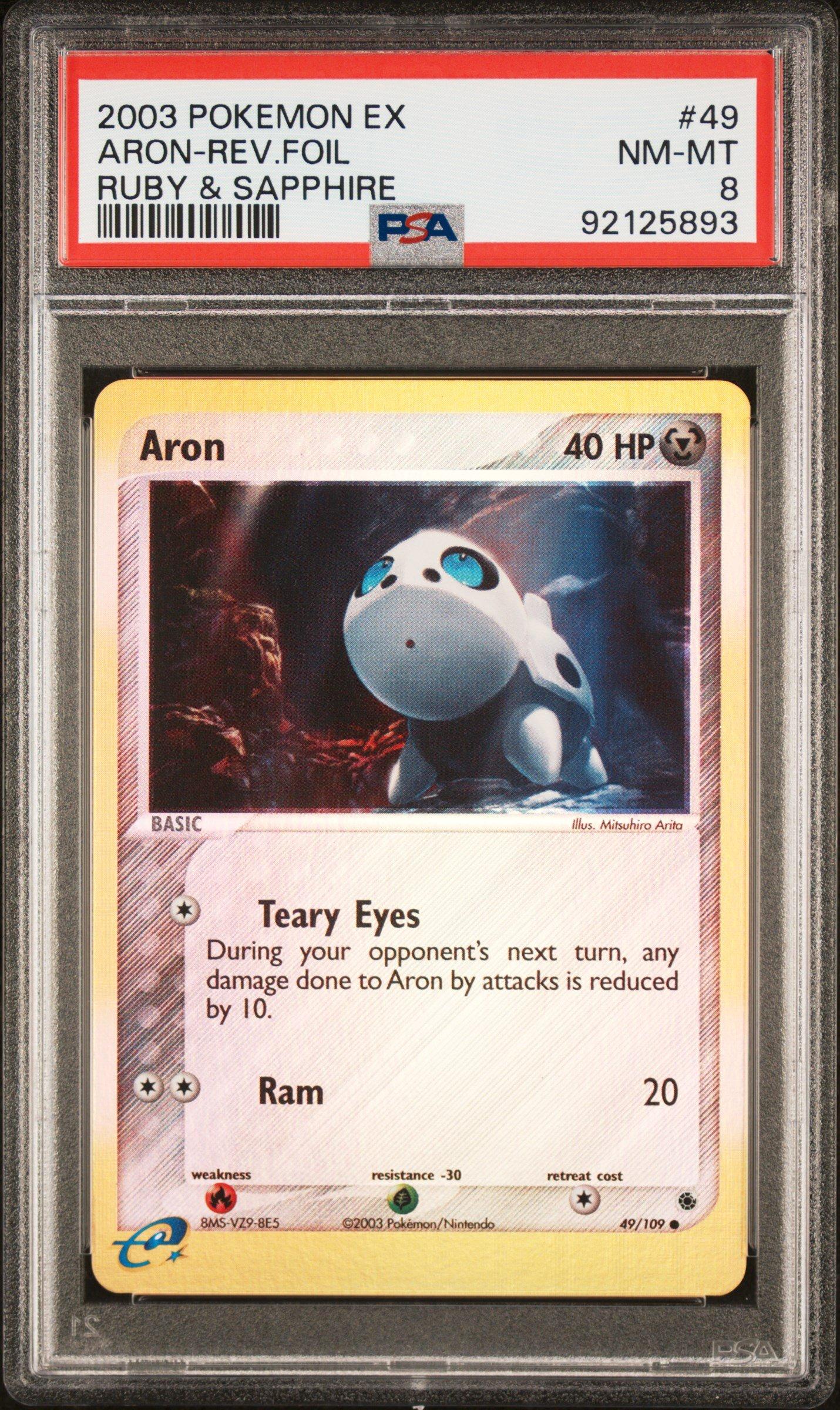 pokemon aron card Amazon.com: Pokemon Aggron, Lairon and Aron