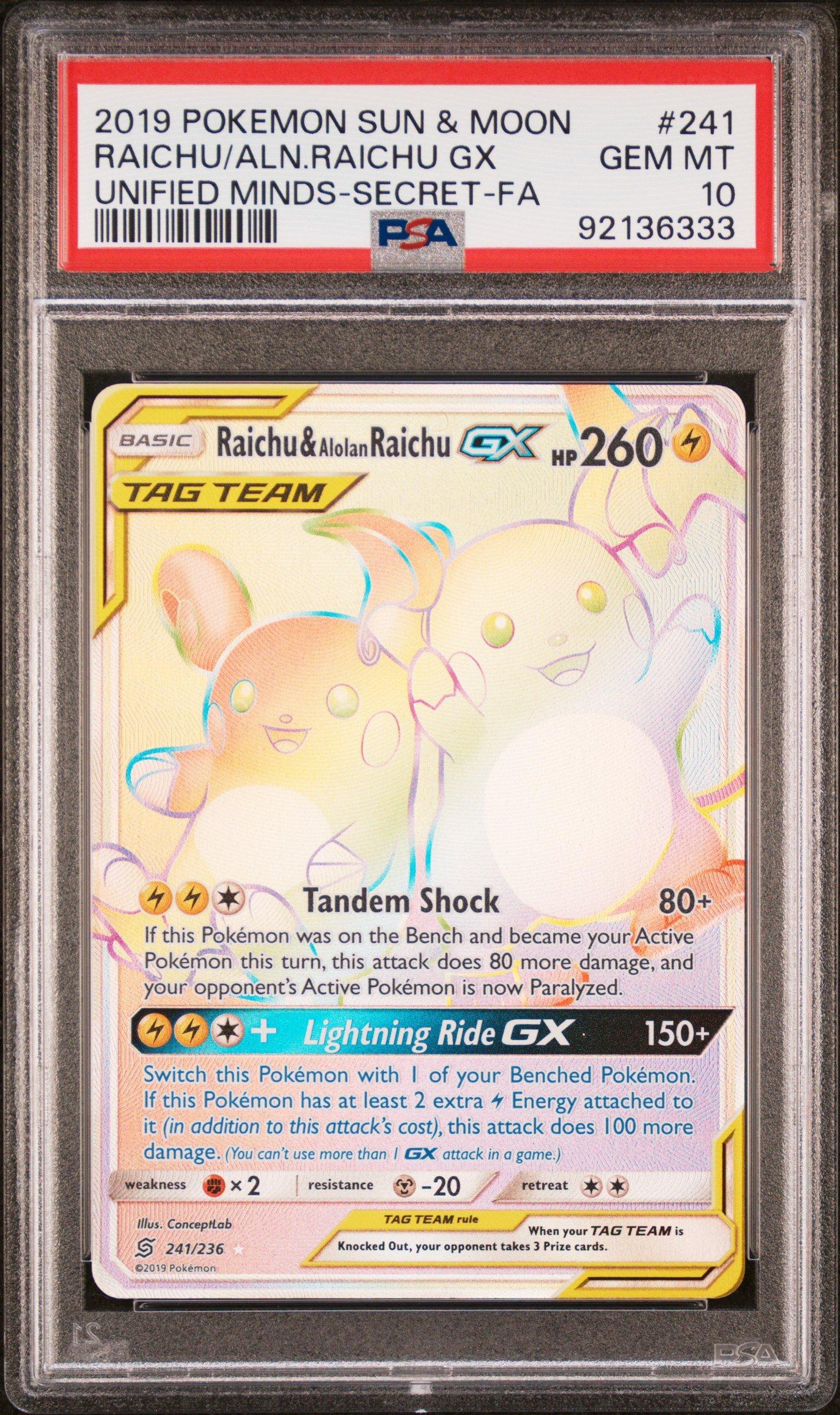 raichu pokemon card gx Buy Autographed Raichu GX Holofoil Card Mint Limited Supply  Jason Paige  Shop