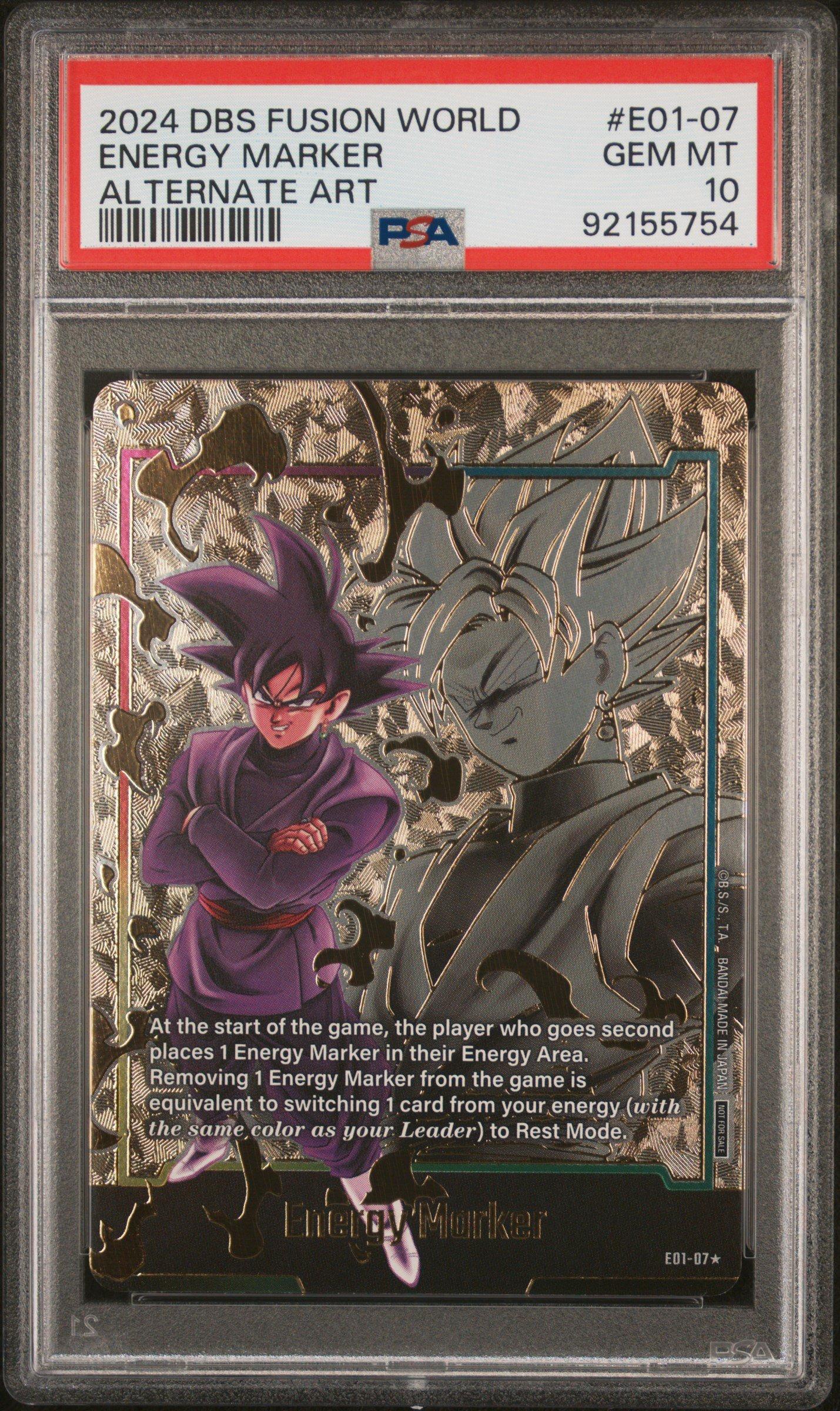 2024 Dragon Ball Super Card Game Fusion World Energy Marker Pack