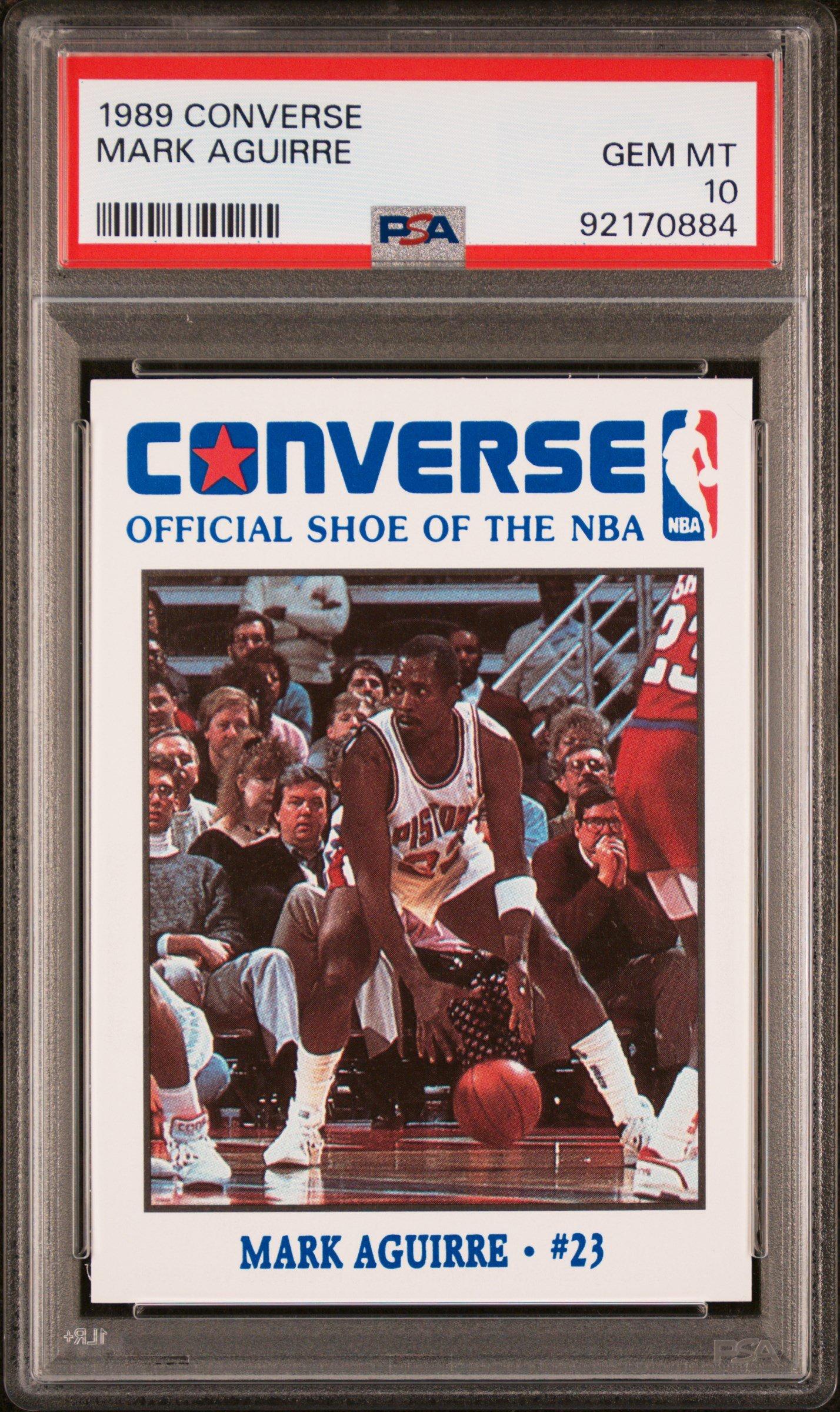 1989 Converse Mark Aguirre PSA 10