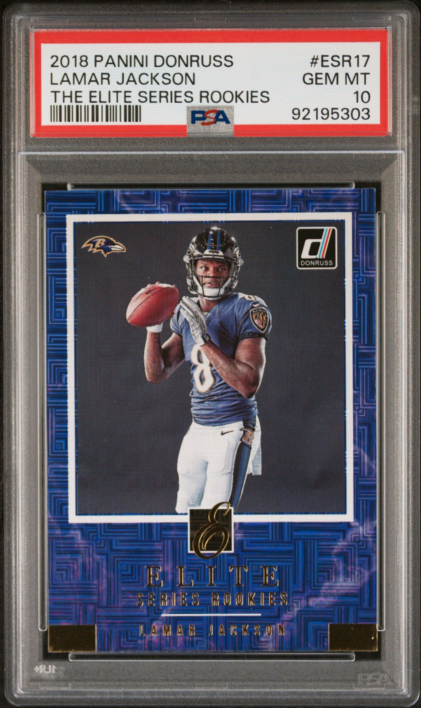 lamar jackson graded card Graded 2018 Panini National Convention Lamar Jackson #85 Cardinals #/3 main image 1