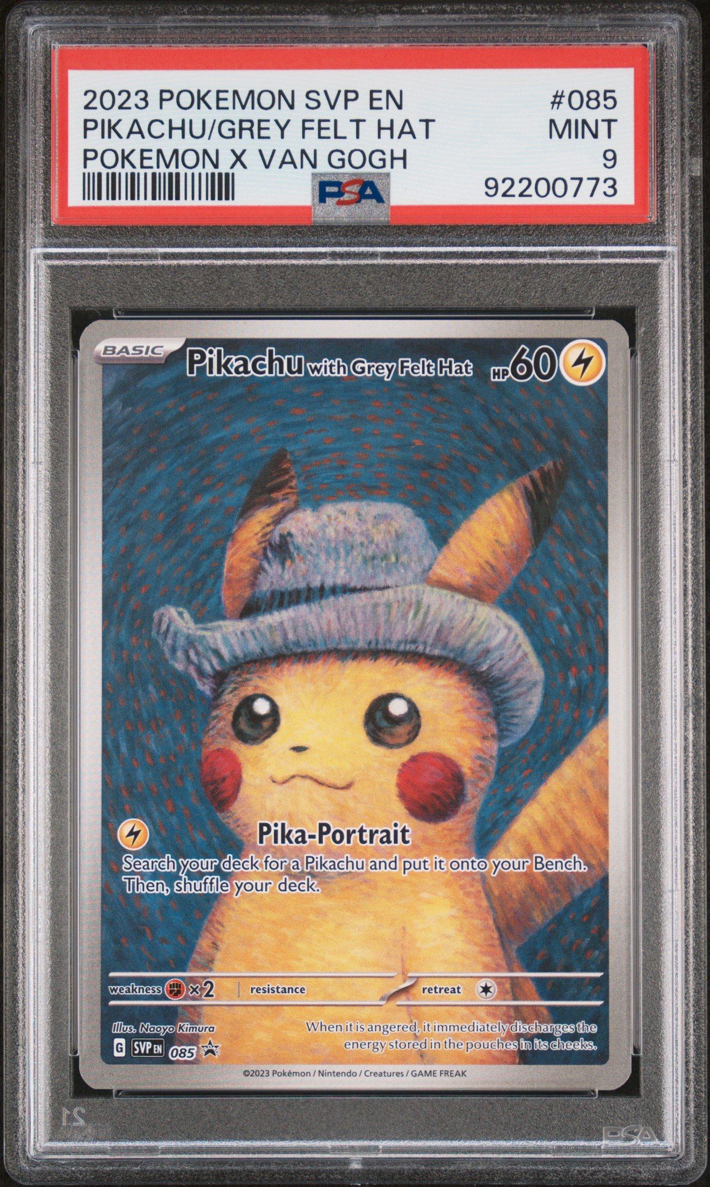 2023 Pokémon SVP ENピカチュウ グレーフェルトハット #085 2023 Pokemon Svp En-sv Black Star Promo 085 Pikachu With