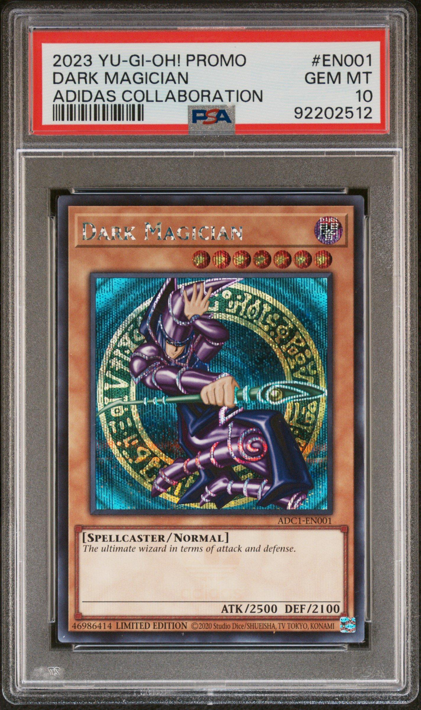 2023 Yu-gi-oh! Promo En001 Dark Magician Adidas Collaboration PSA