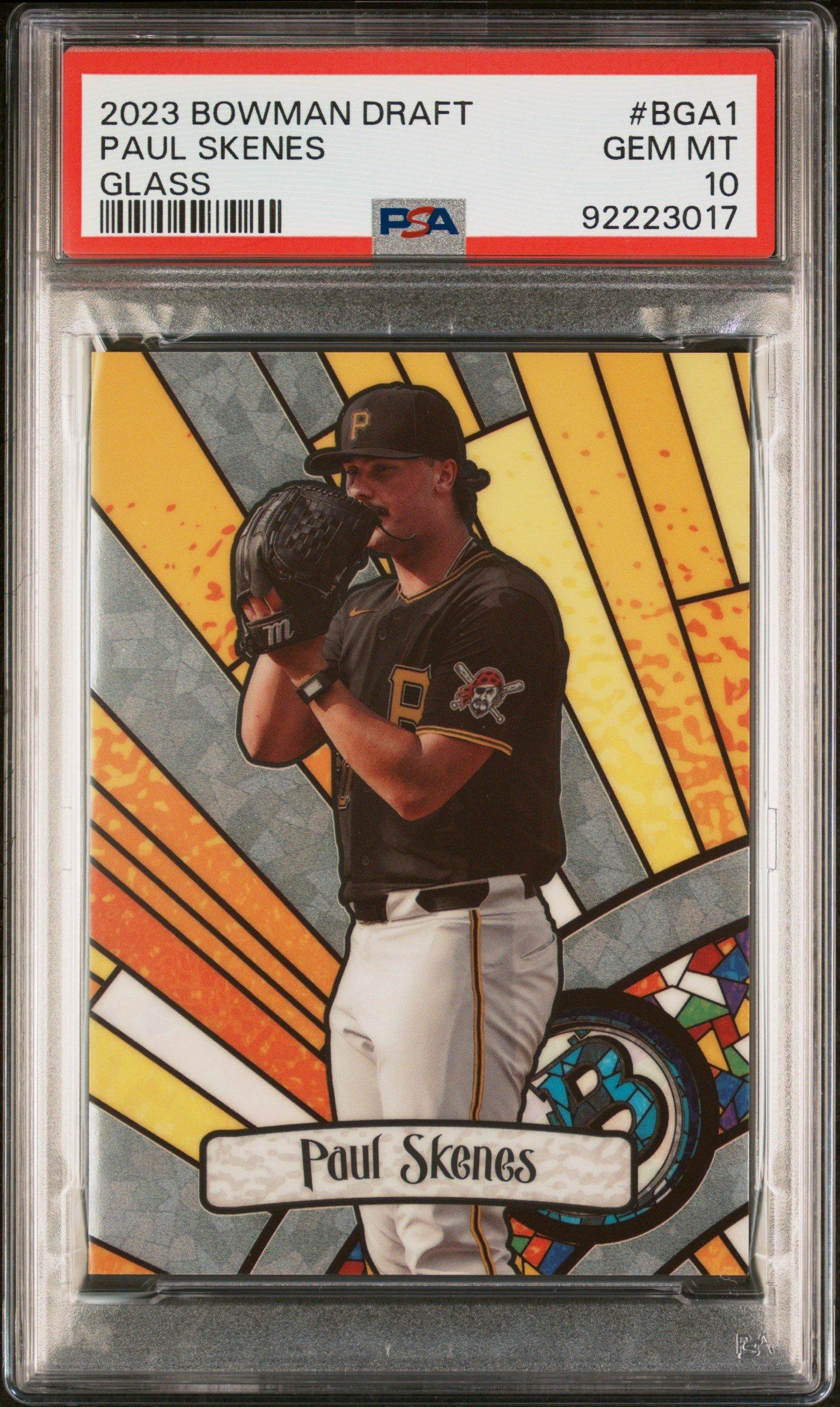 2023 Bowman Draft Bowman Glass Bga1 Paul Skenes PSA 10
