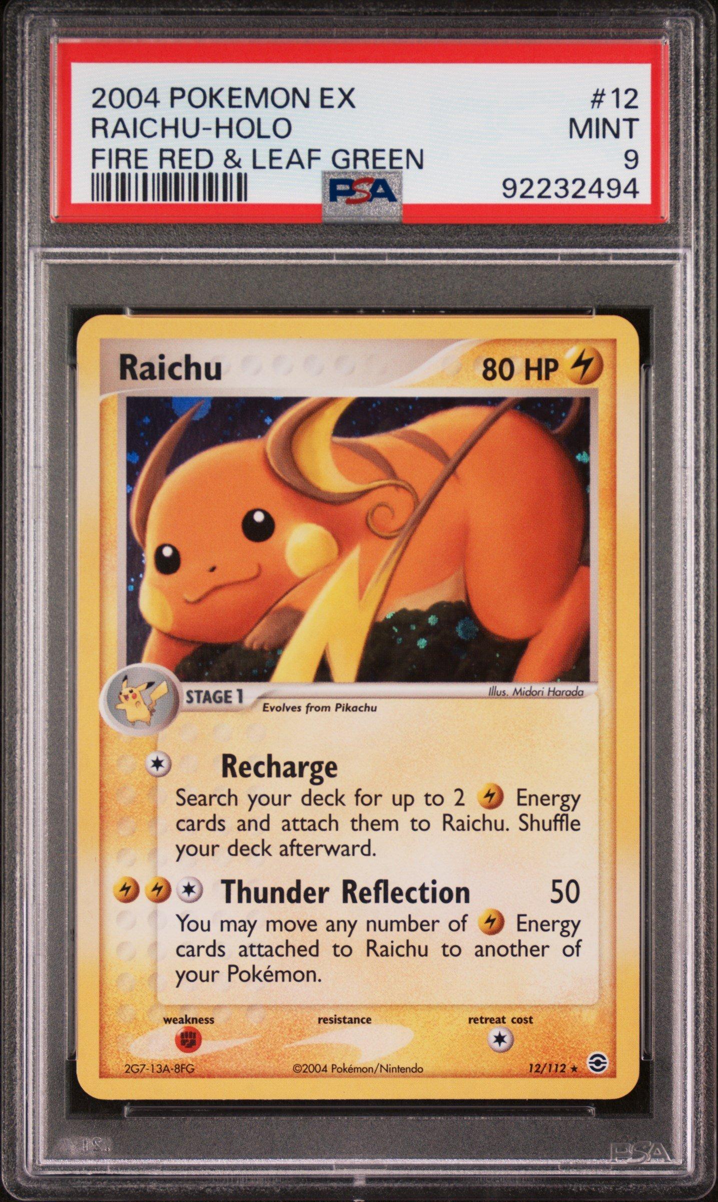 pokemon raichu card ex Pokemon EX Power Keepers Holo Rare Raichu #12 main image 1