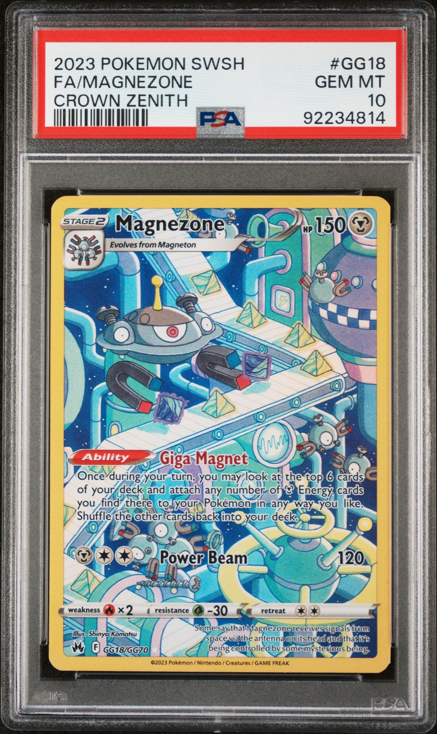 2023 Pokemon Sword And Shield Crown Zenith Gg18 Full Art/magnezone