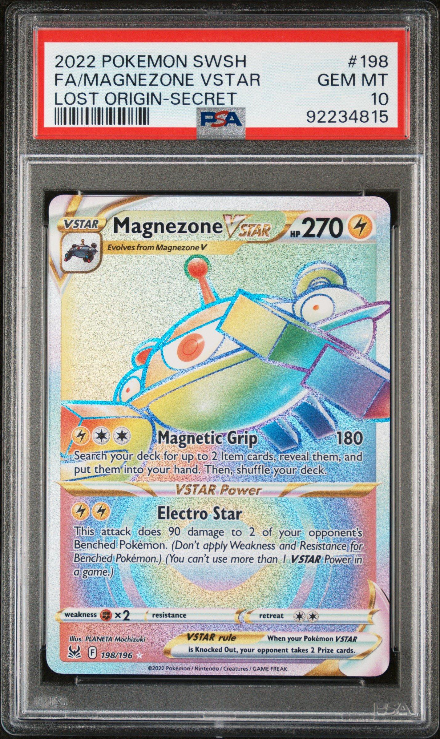 2022 Pokemon Sword & Shield Lost Origin 198 Full Art/magnezone