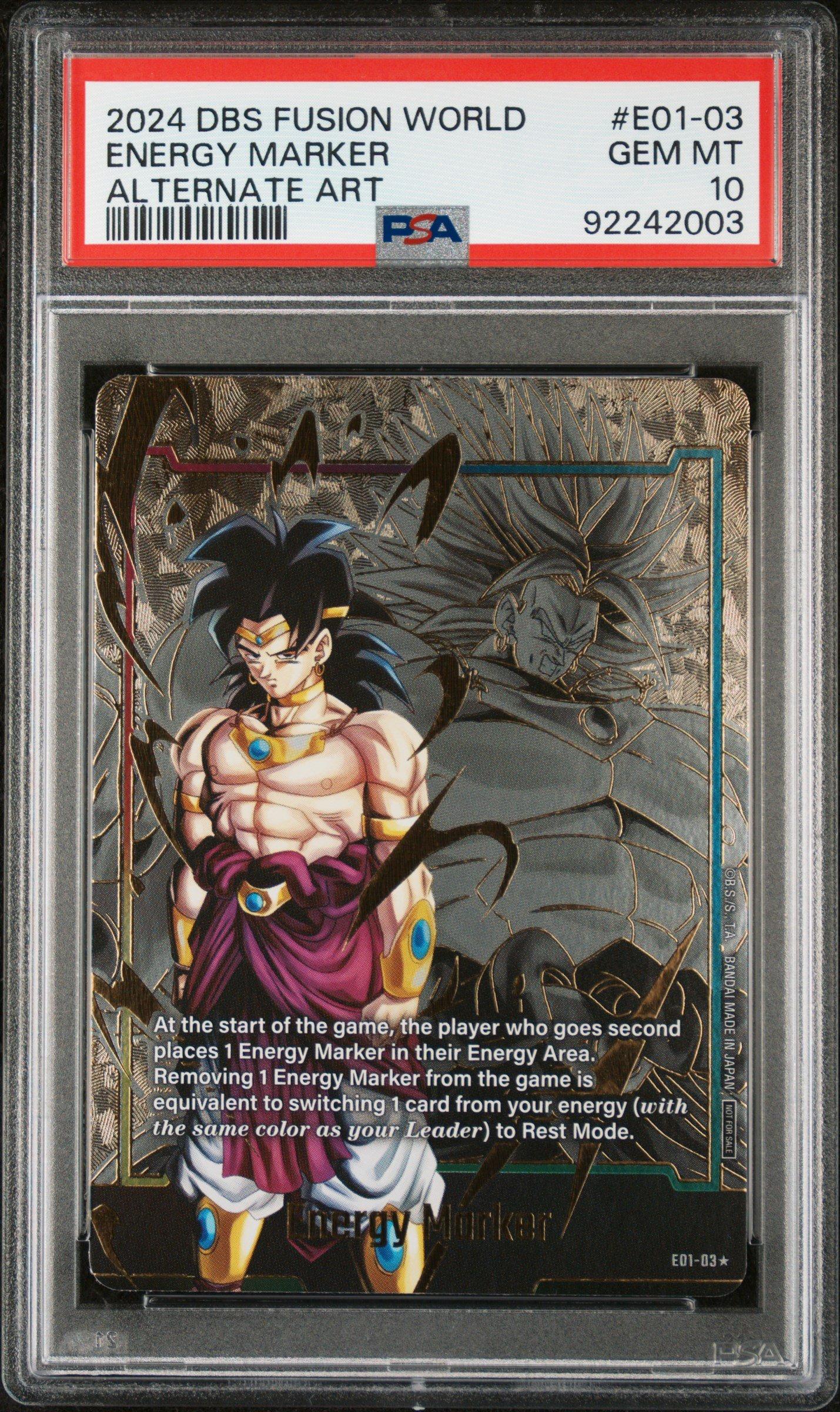2024 Dragon Ball Super Card Game Fusion World Energy Marker Pack