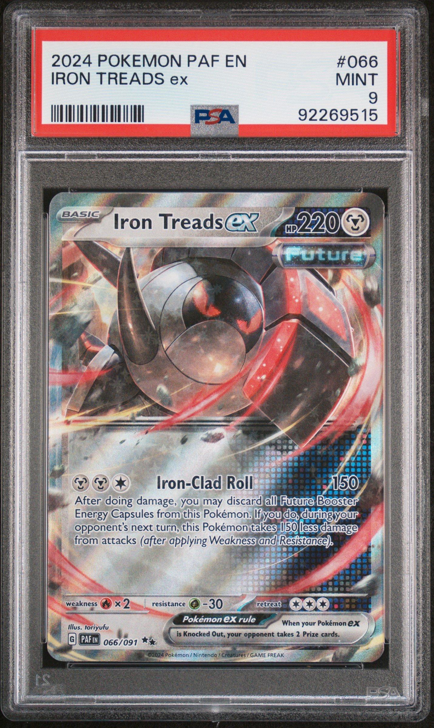 iron treads pokemon card Pokemon | Paldean Fates | Iron Treads EX Tin main image 0