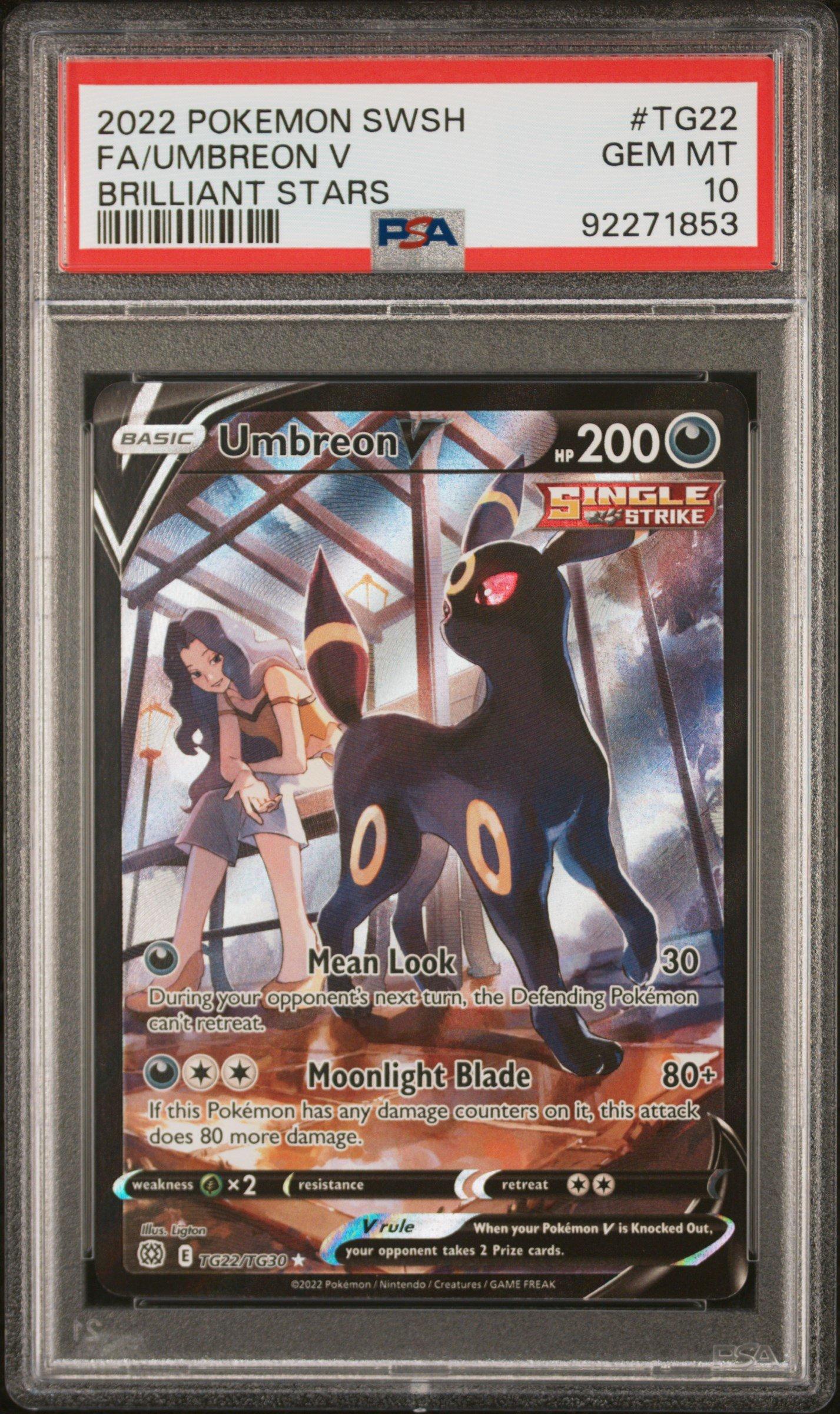 2022 Pokemon Sword & Shield Brilliant Stars Tg22 Full Art