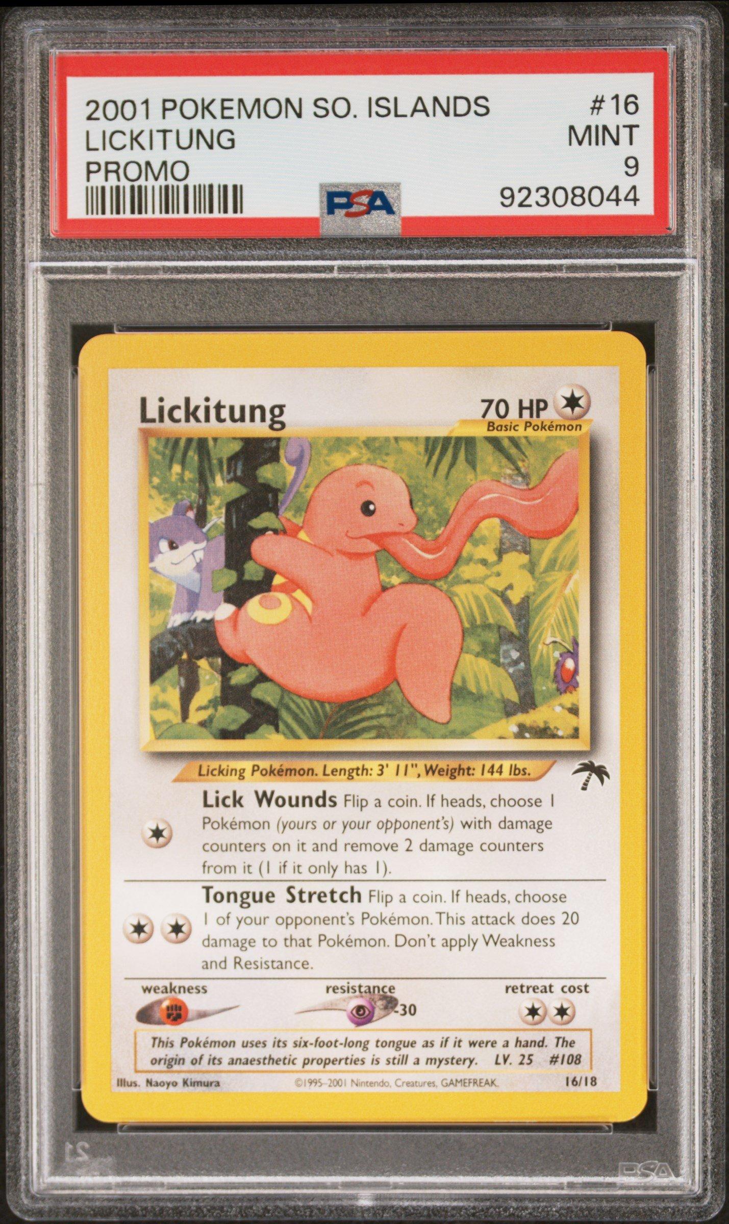 2001 Pokemon Southern Islands Promo 16 Lickitung PSA 9