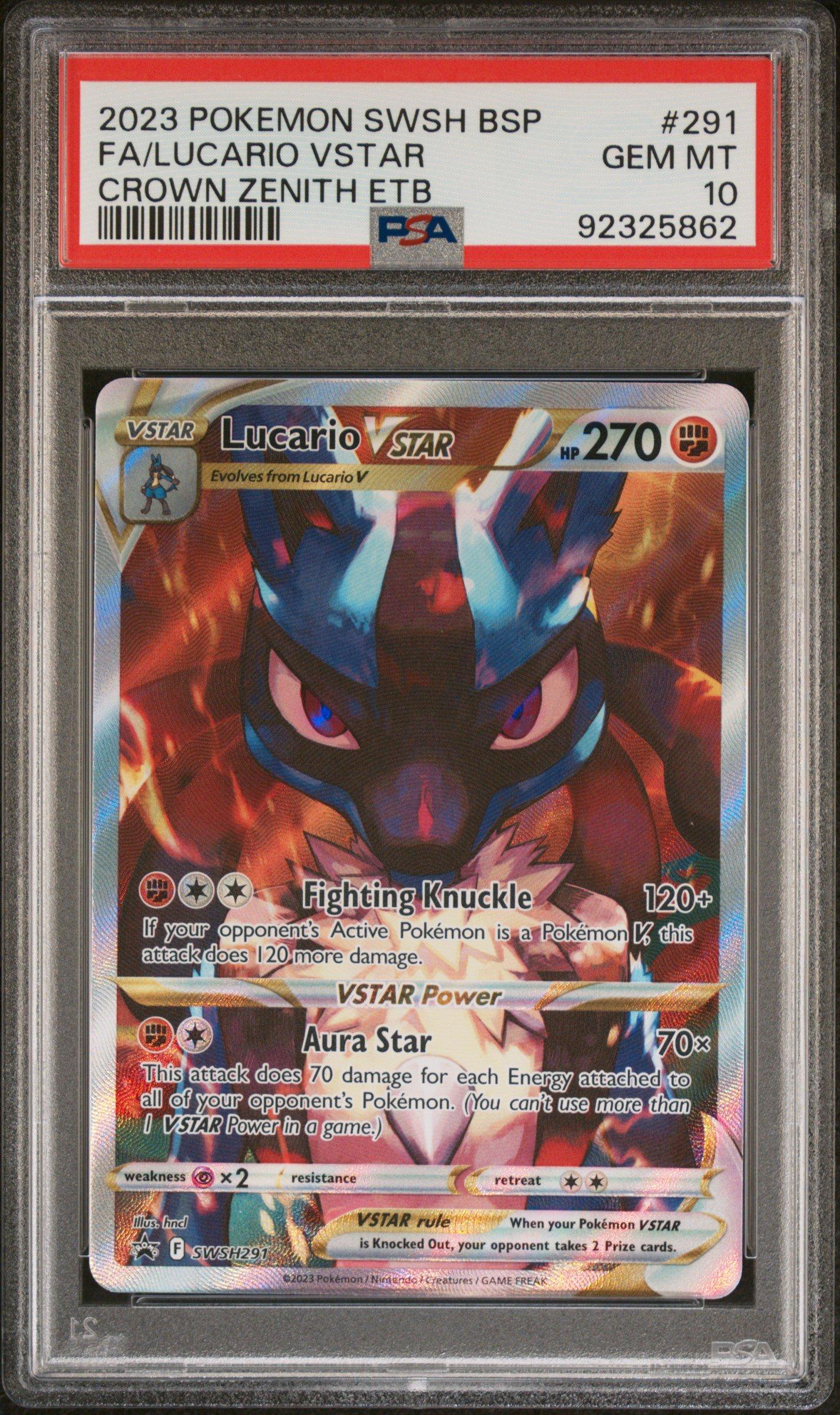 ルカリオLV39 psa10 ルカリオV SR PSA10 状態難/PSA10鑑定済〕ルカリオV(SR仕様)【P】{