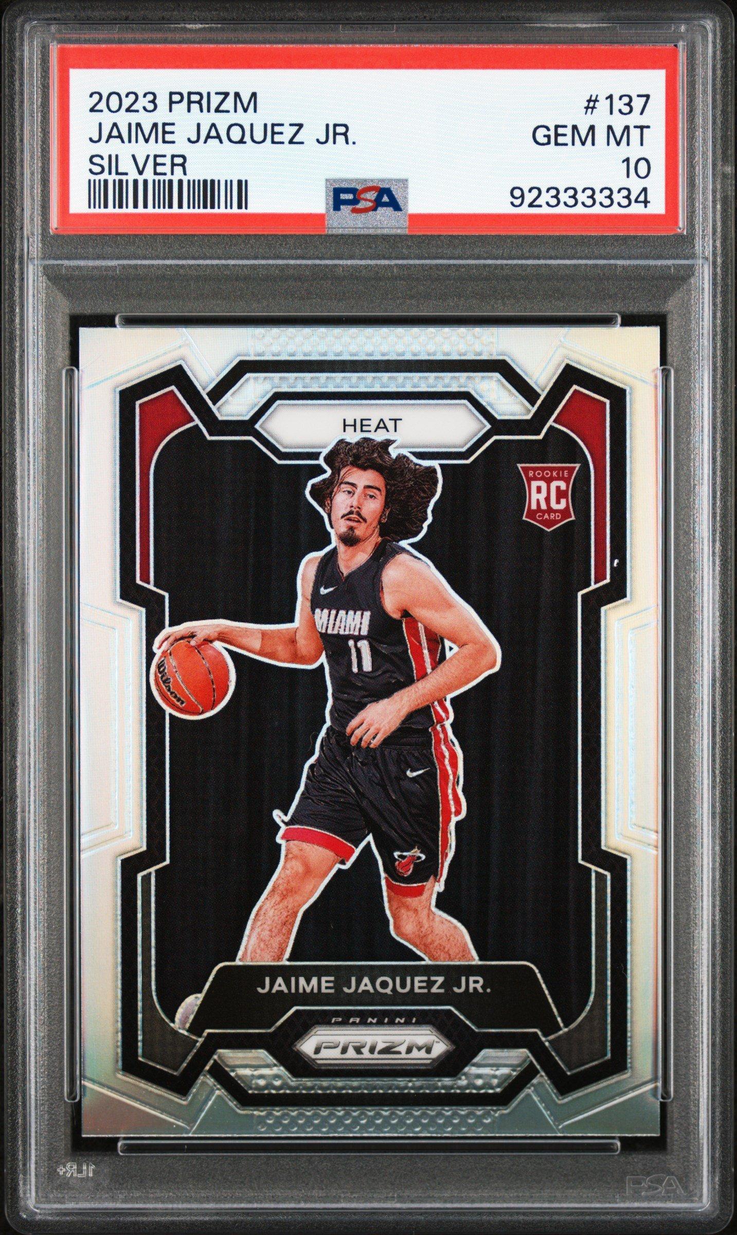 2023 Panini Prizm 137 Jaime Jaquez Jr. Silver Prizm PSA 10 Graded