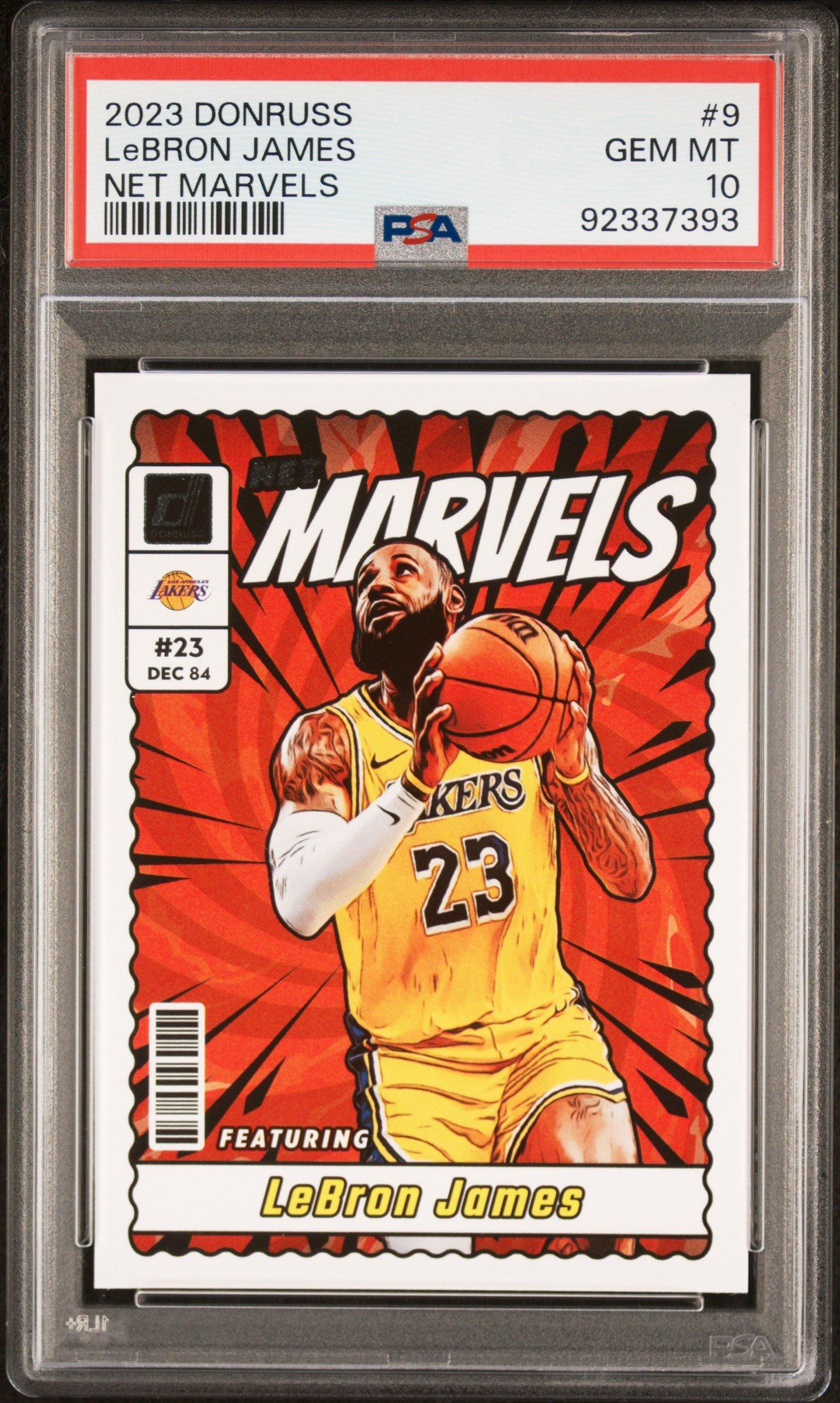 2023 Panini Donruss Net Marvels 9 Lebron James PSA 10 | GameStop