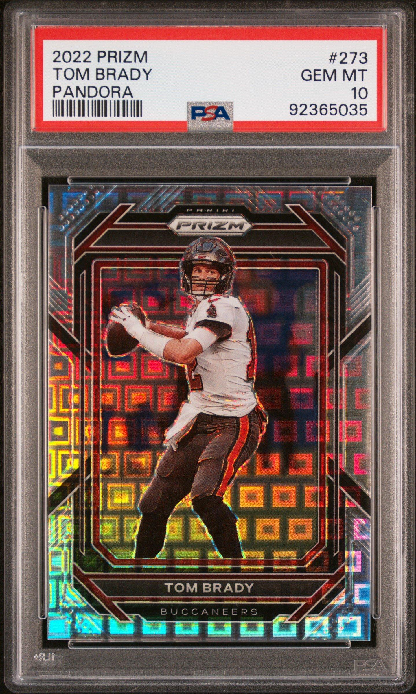 2022 Panini Prizm 273 Tom Brady Pandora PSA 10