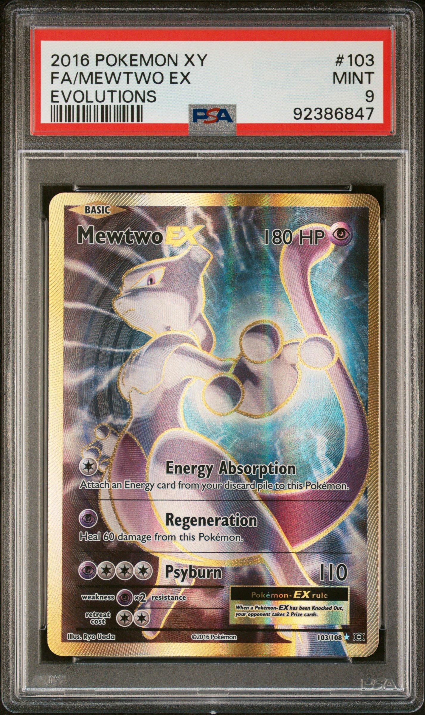 mewtwo pokemon card 2016 PSA 10 SVP #052 – GorillaTCG Attack 2 2016 LV.53 basic mewtwo 51/108