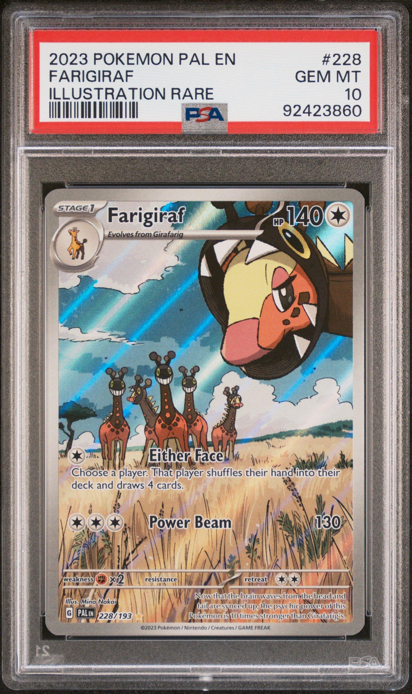 farigiraf pokemon card Pokemon Premium Blue 4-Pocket Snap Binder – Common Ground Games main image 1