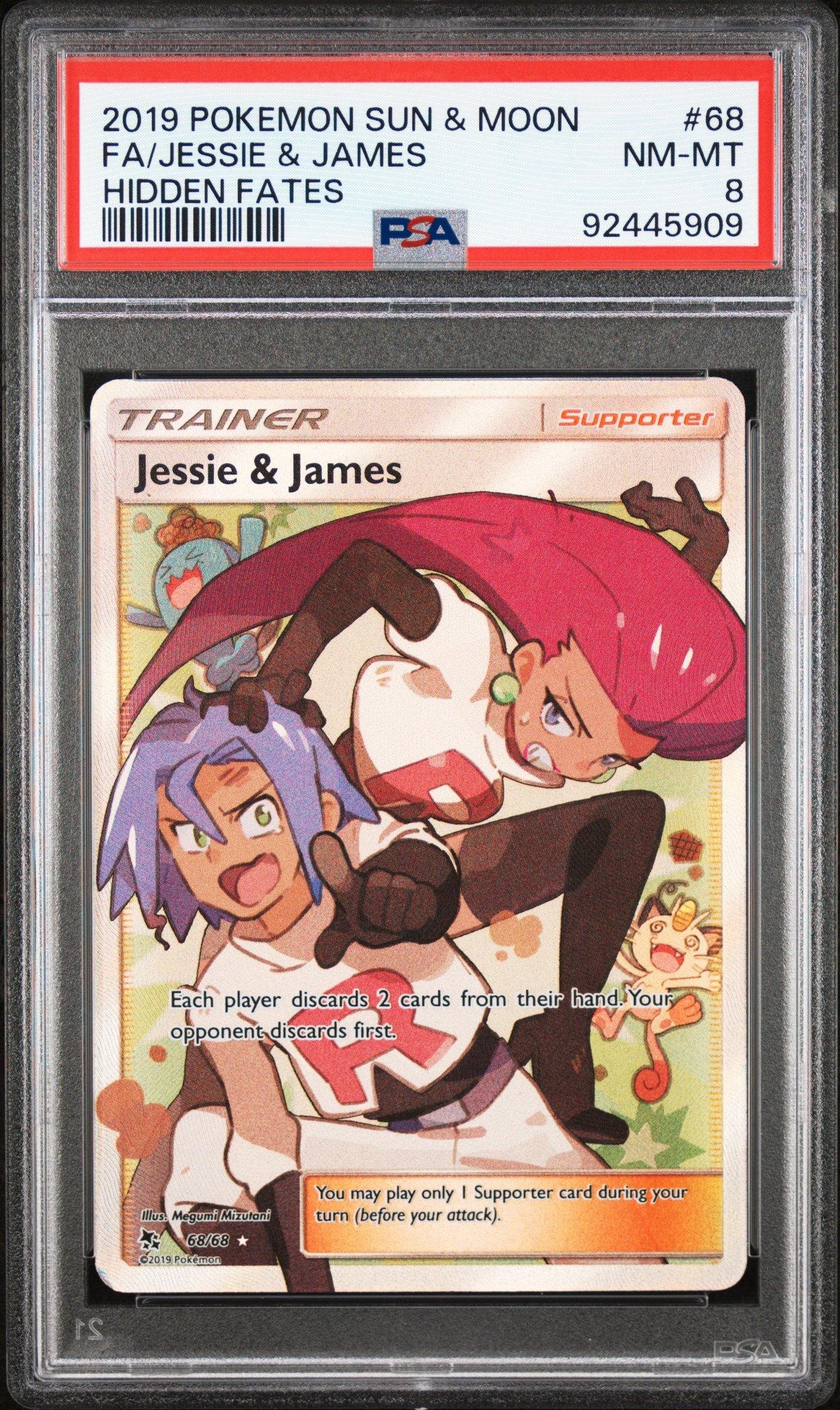 2019 Pokemon Sun & Moon Hidden Fates 68 Full Art/jessie