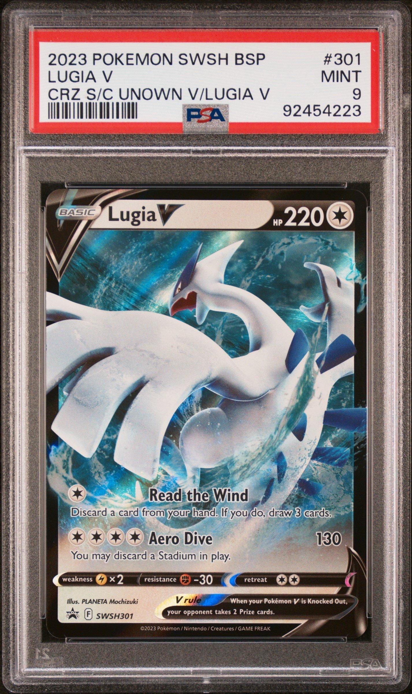 2023 Pokemon Swsh Black Star Promo 301 Lugia V Crown Zenith