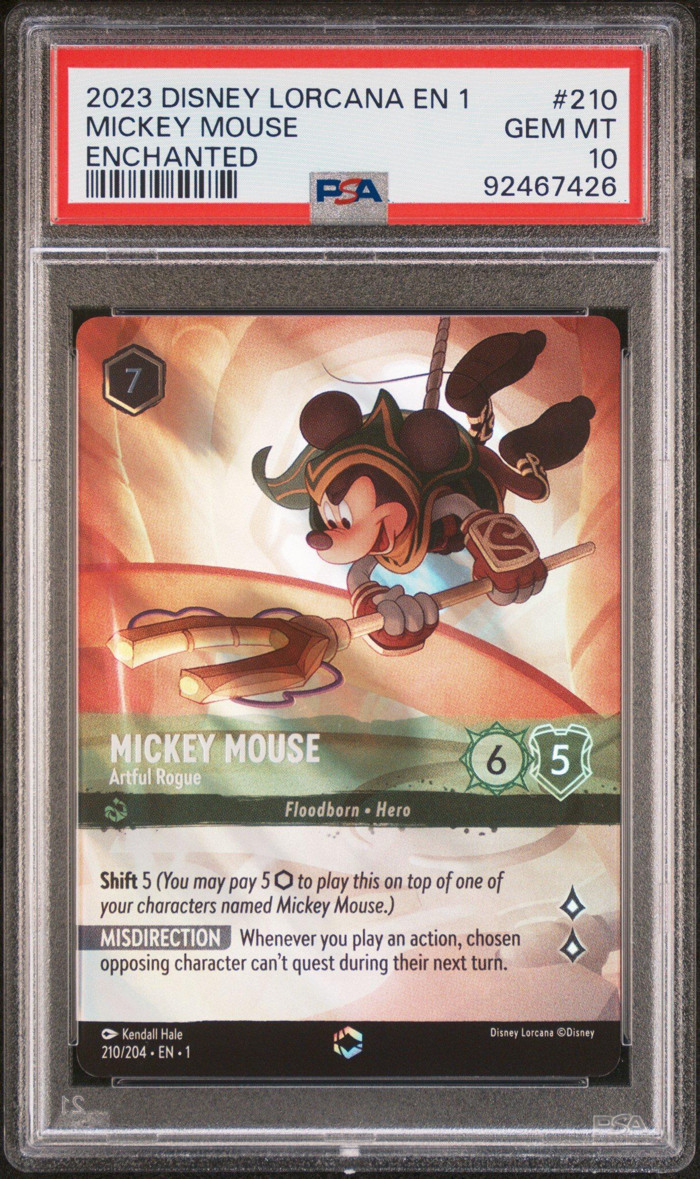 2023 Disney Lorcana En 1-the First Chapter 210 Mickey Mouse