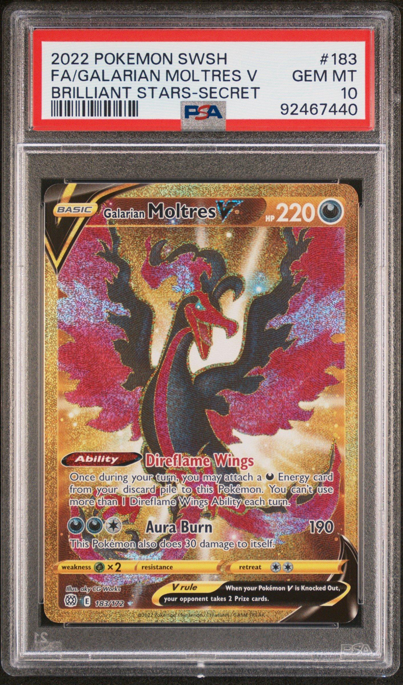 2022 Pokemon Sword & Shield Brilliant Stars 183 Full Art/galarian