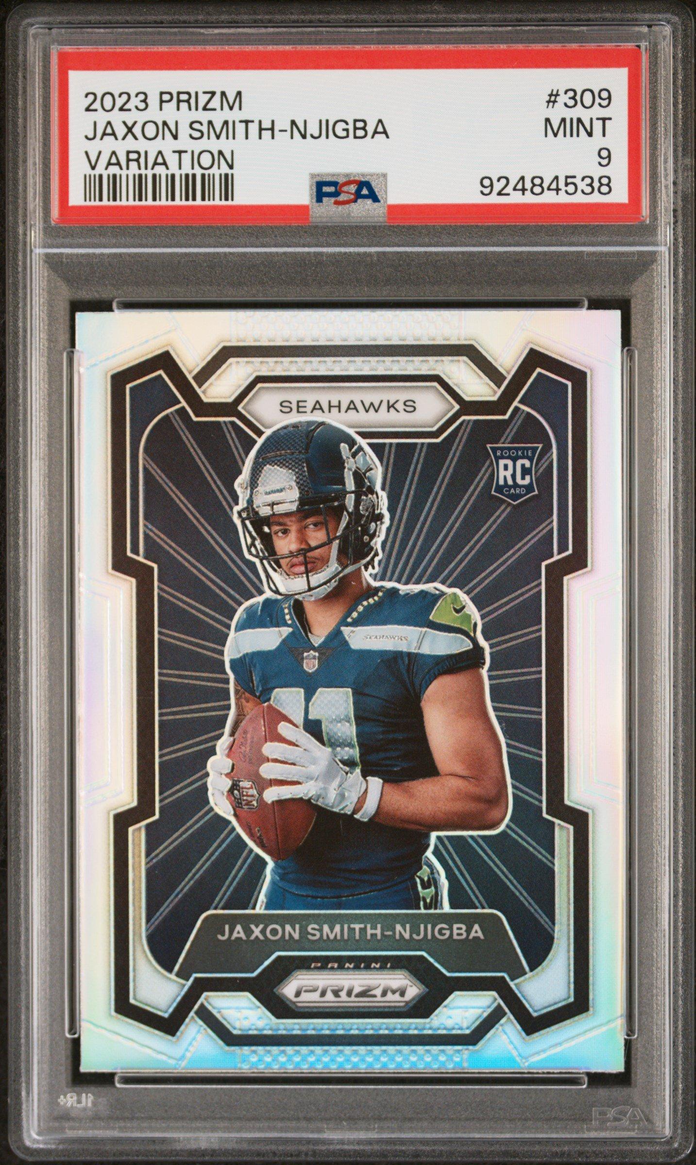 2023 Panini Prizm 309 Jaxon Smith-njigba Variation PSA 9 Graded