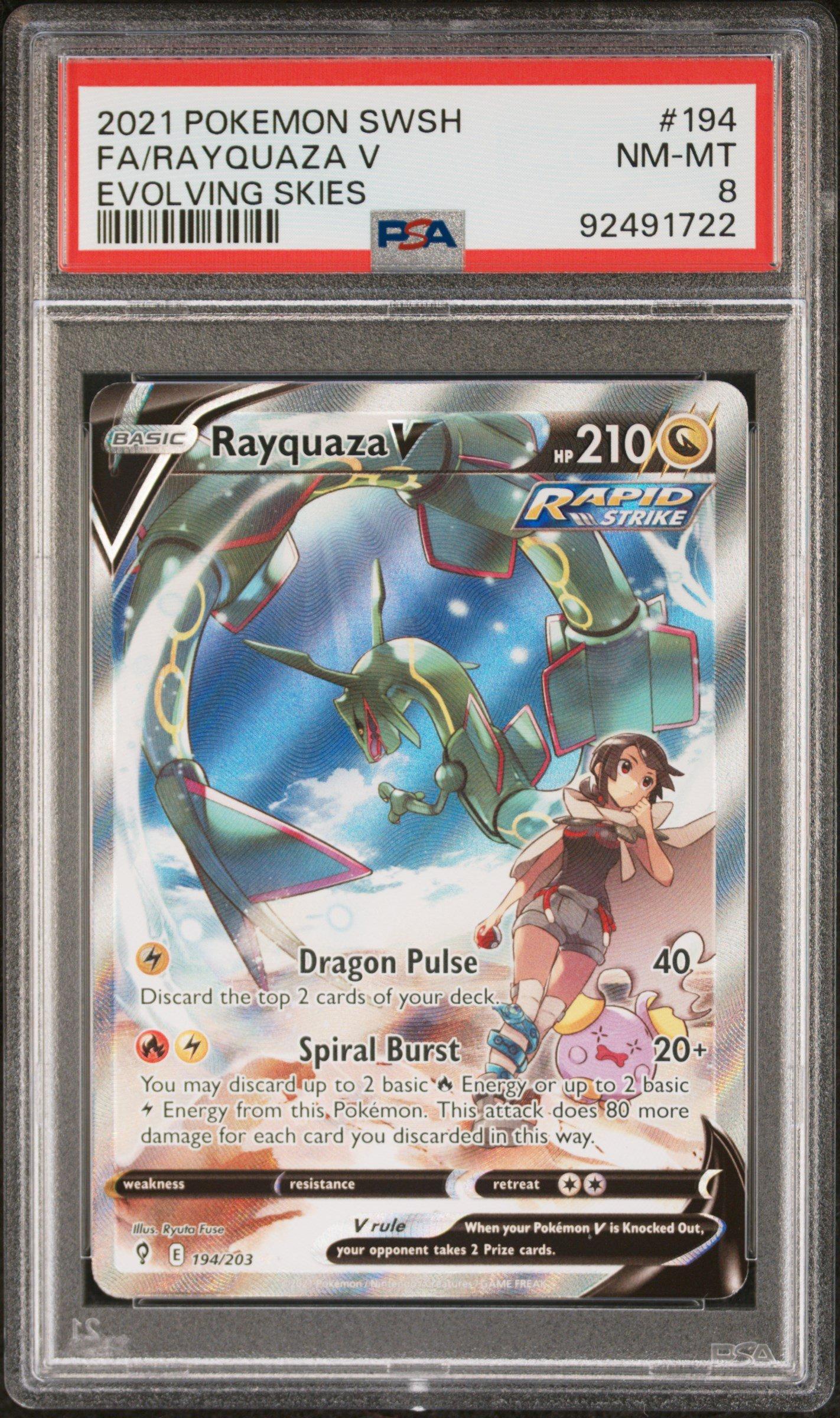 Rayquaza 128 Psa Nm-Mt 8