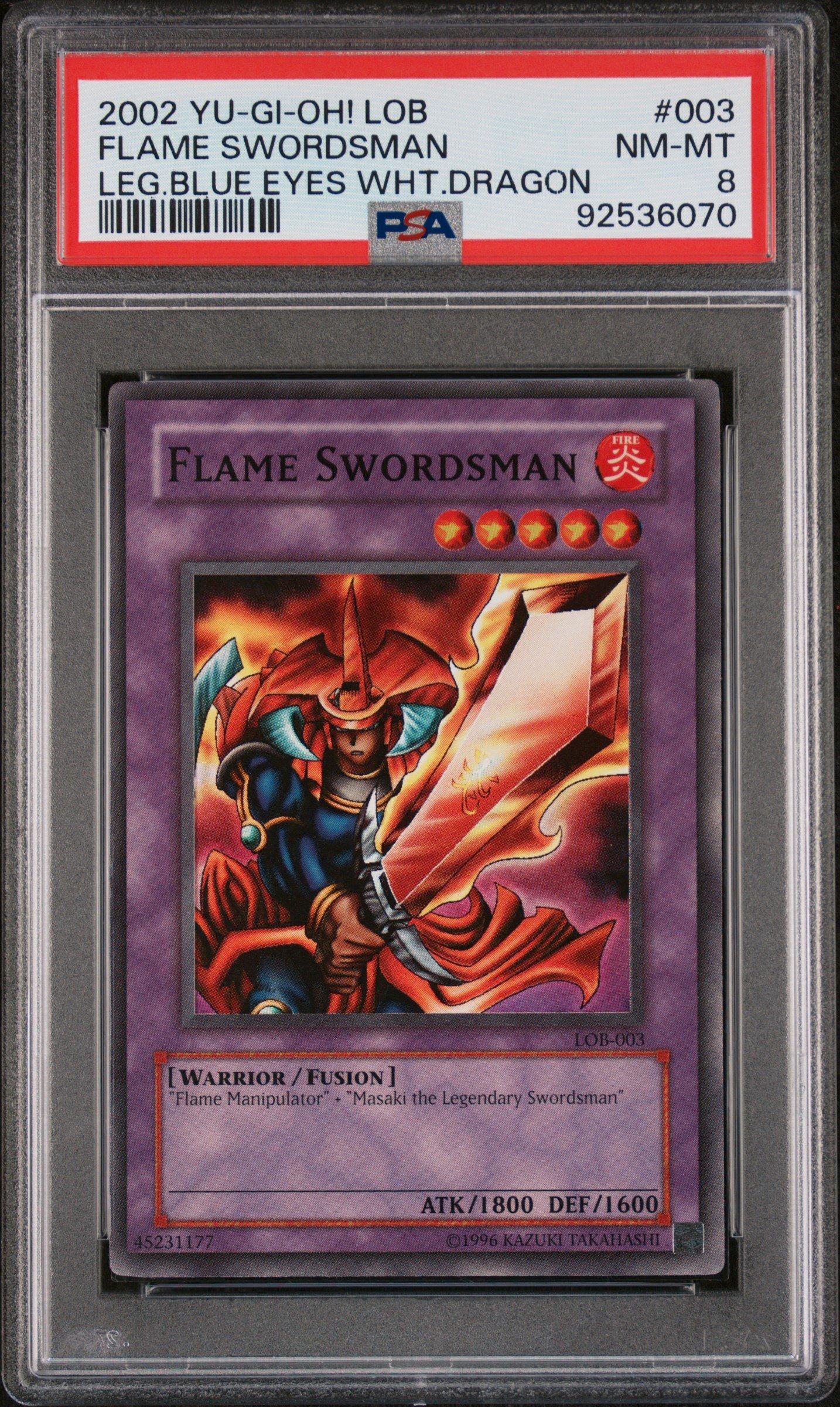 2002 Yu-gi-oh! Lob-legend Of Blue Eyes White Dragon 003 Flame