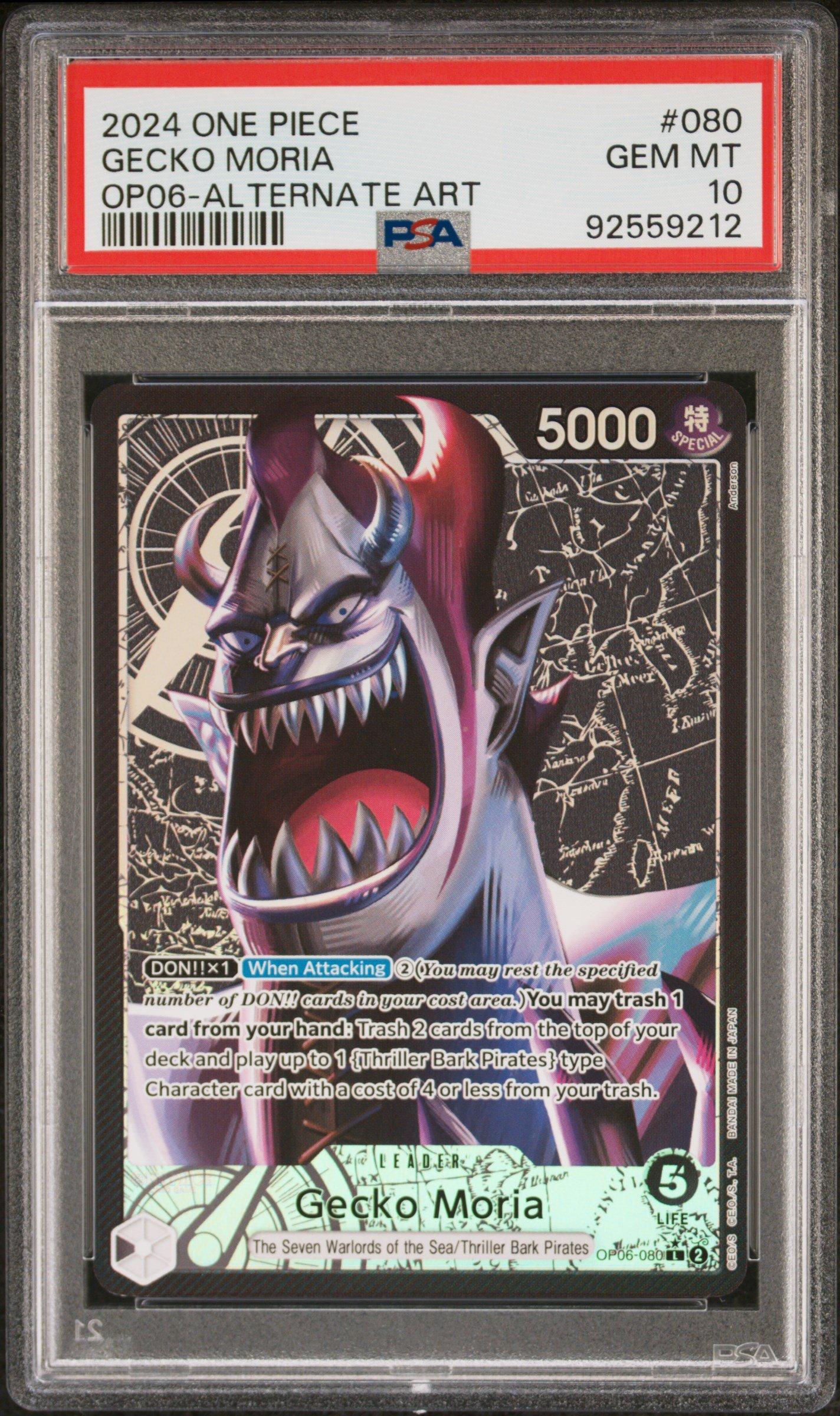 one piece card game gecko moria Collection Cards 0P01-016 Portgas.D.Ace Tashigi EN DIY High Quality Self Made Anime Cards Gift Toy give up to 1 rested DON DON!! (Gecko Moria) One Piece