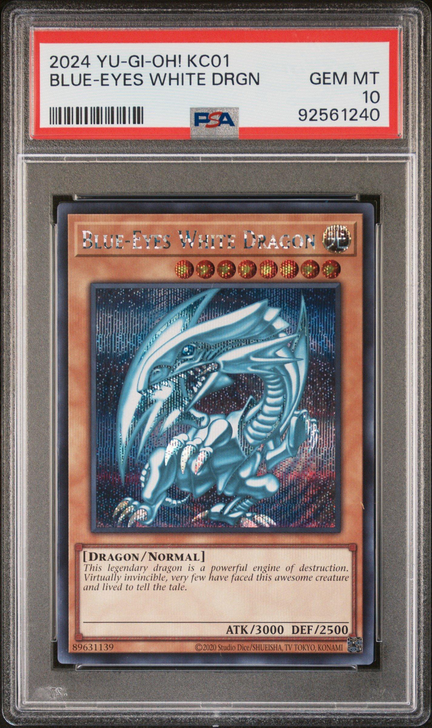 2024 Yu-gi-oh! Kc01-25th Anniversary Ultimate Kaiba Set Blue-eyes White Dragon PSA 10