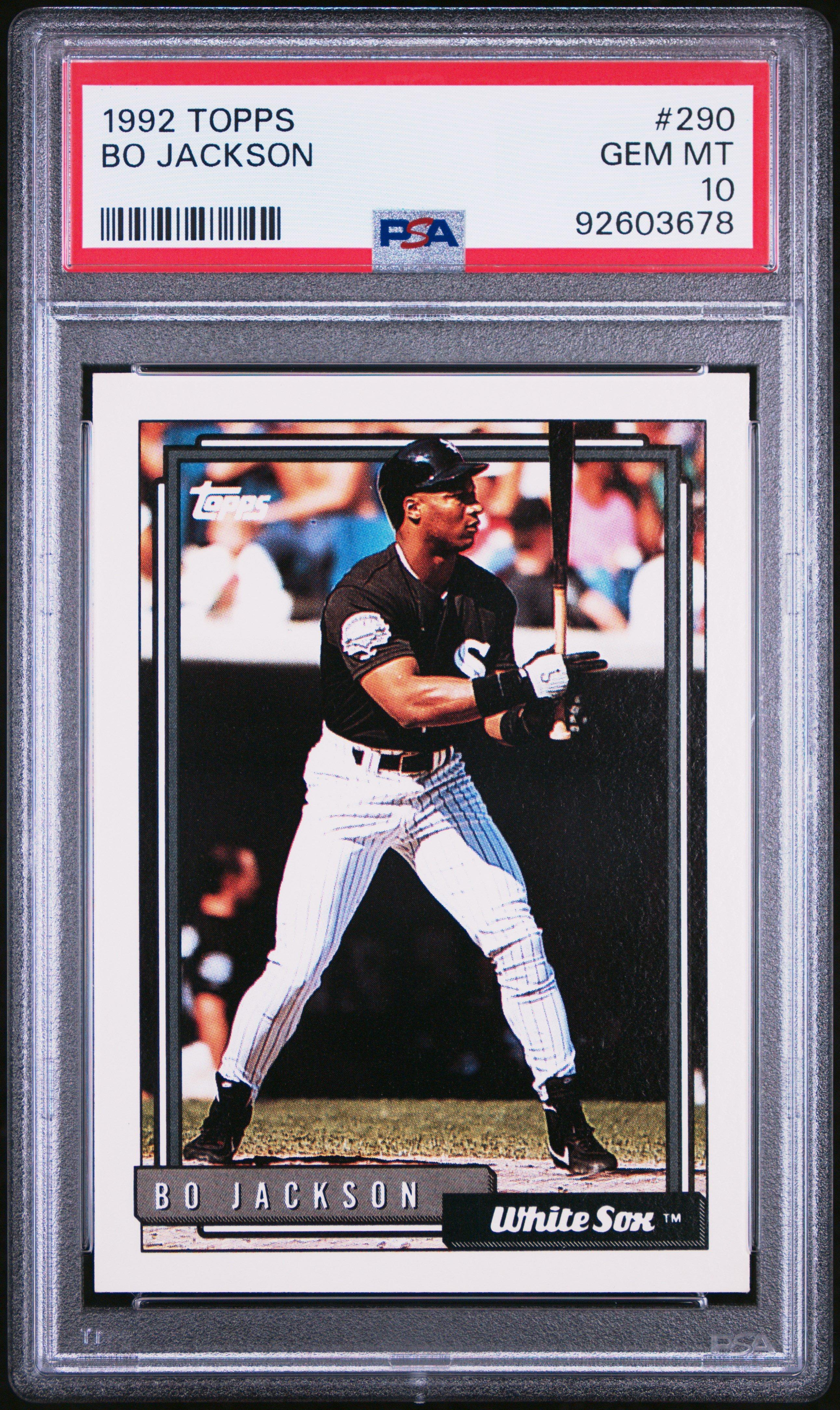 1992 Topps 290 Bo Jackson PSA 10