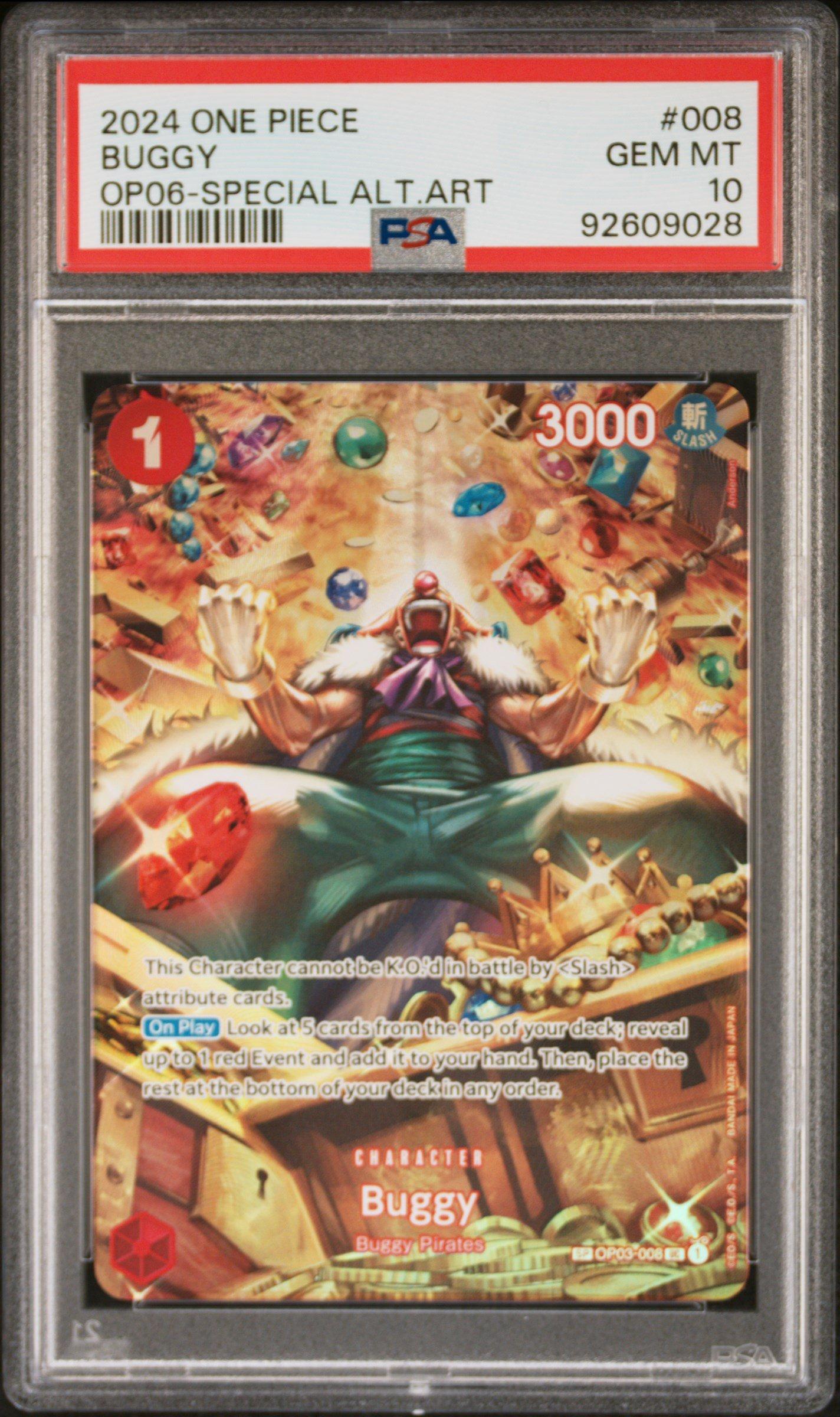 2024 One Piece Op06-wings Of The Captain 008 Buggy Special