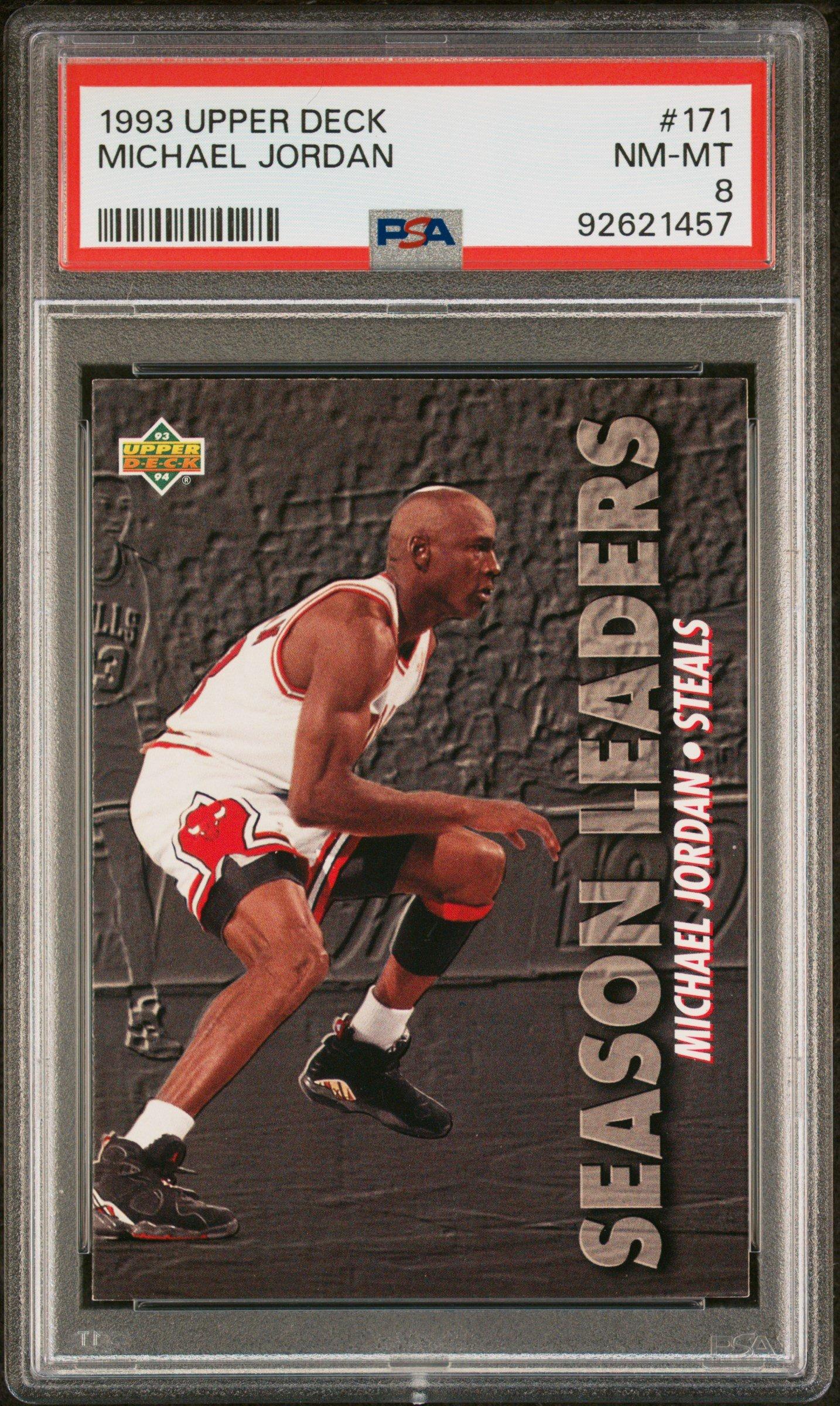 1993 Upper Deck 171 Michael Jordan PSA 8