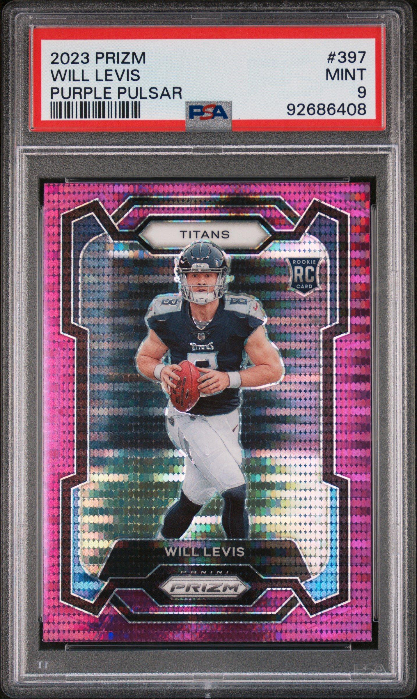 2023 Panini Prizm 397 Will Levis Purple Pulsar PSA 9 | GameStop