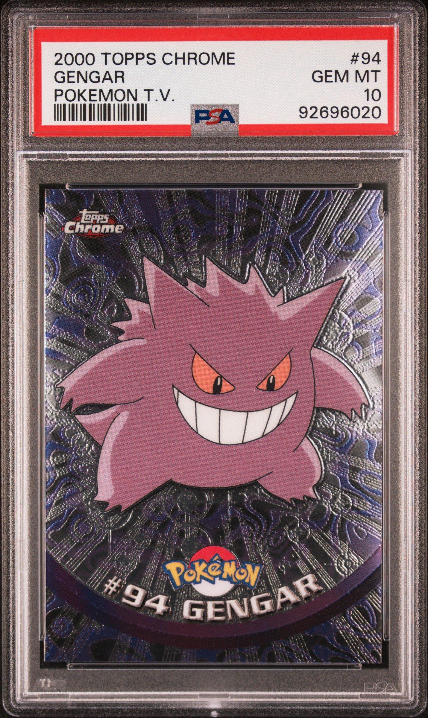 2000 Topps Chrome Pokemon T.v. 94 Gengar PSA 10 | GameStop