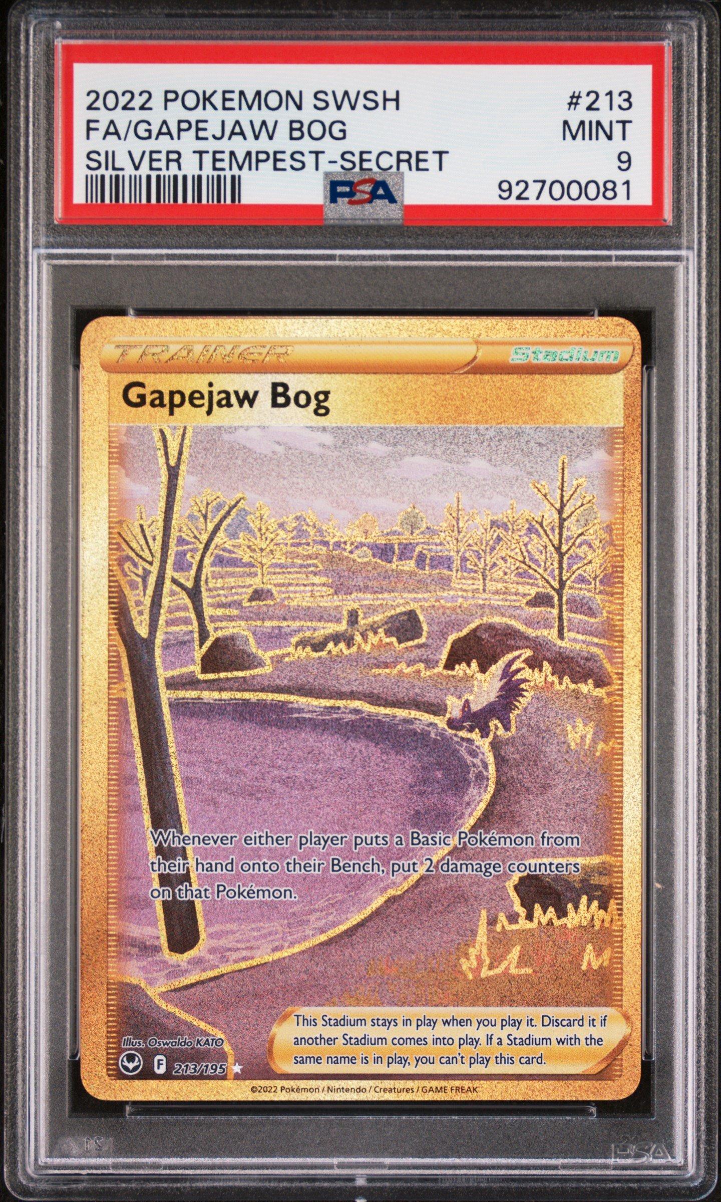 gapejaw bog pokemon card Gapejaw Bog (213/195) [Sword & Shield: Silver Tempest] – Gamers Paradise main image 1
