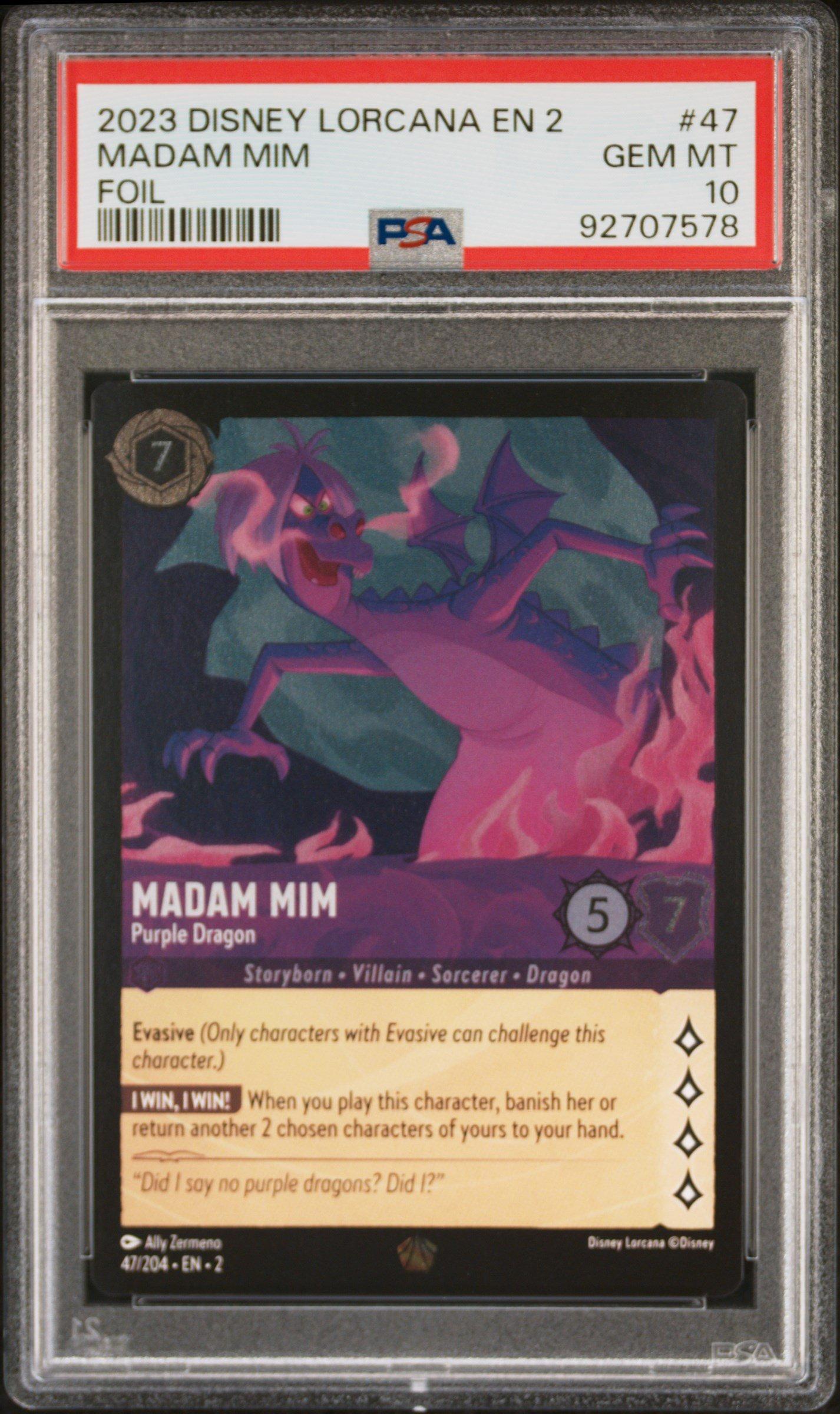 2023 Disney Lorcana En 2-rise Of The Floodborn 47 Madam Mim