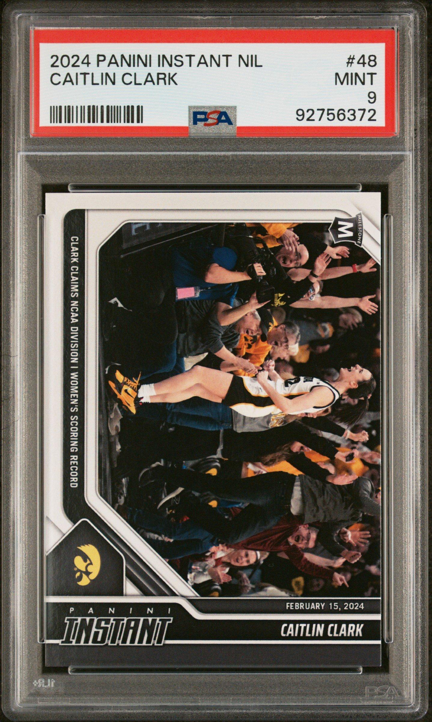 2024 Panini Instant Nil 48 Caitlin Clark PSA 9