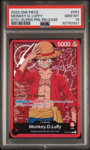 Nami ST01-007 PSA 10 Battle Champion Standard Promo ONE