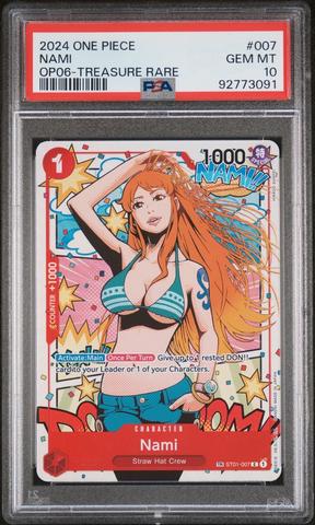 2024 One Piece Op06-wings Of The Captain 007 Nami Treasure