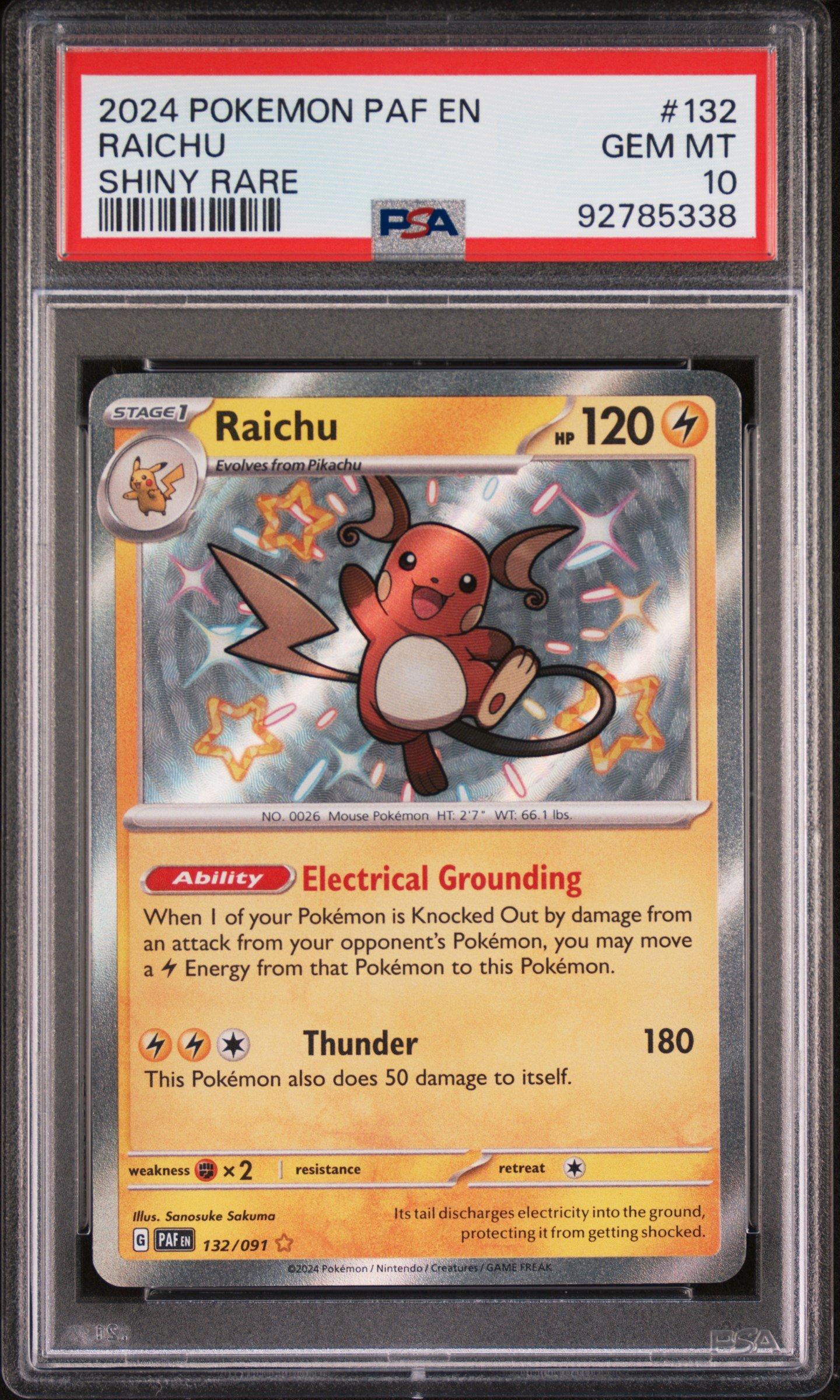 raichu rare pokemon card Pokemon Raichu V Brilliant Stars Ultra Rare Pokemon Card main image 0