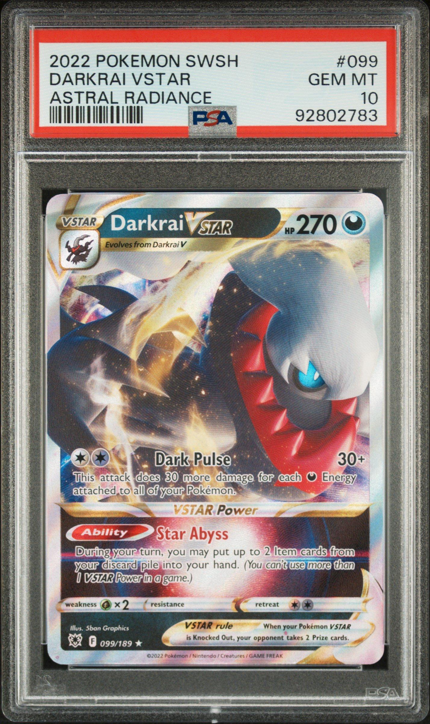 2022 Pokemon Sword & Shield Astral Radiance 099 Darkrai