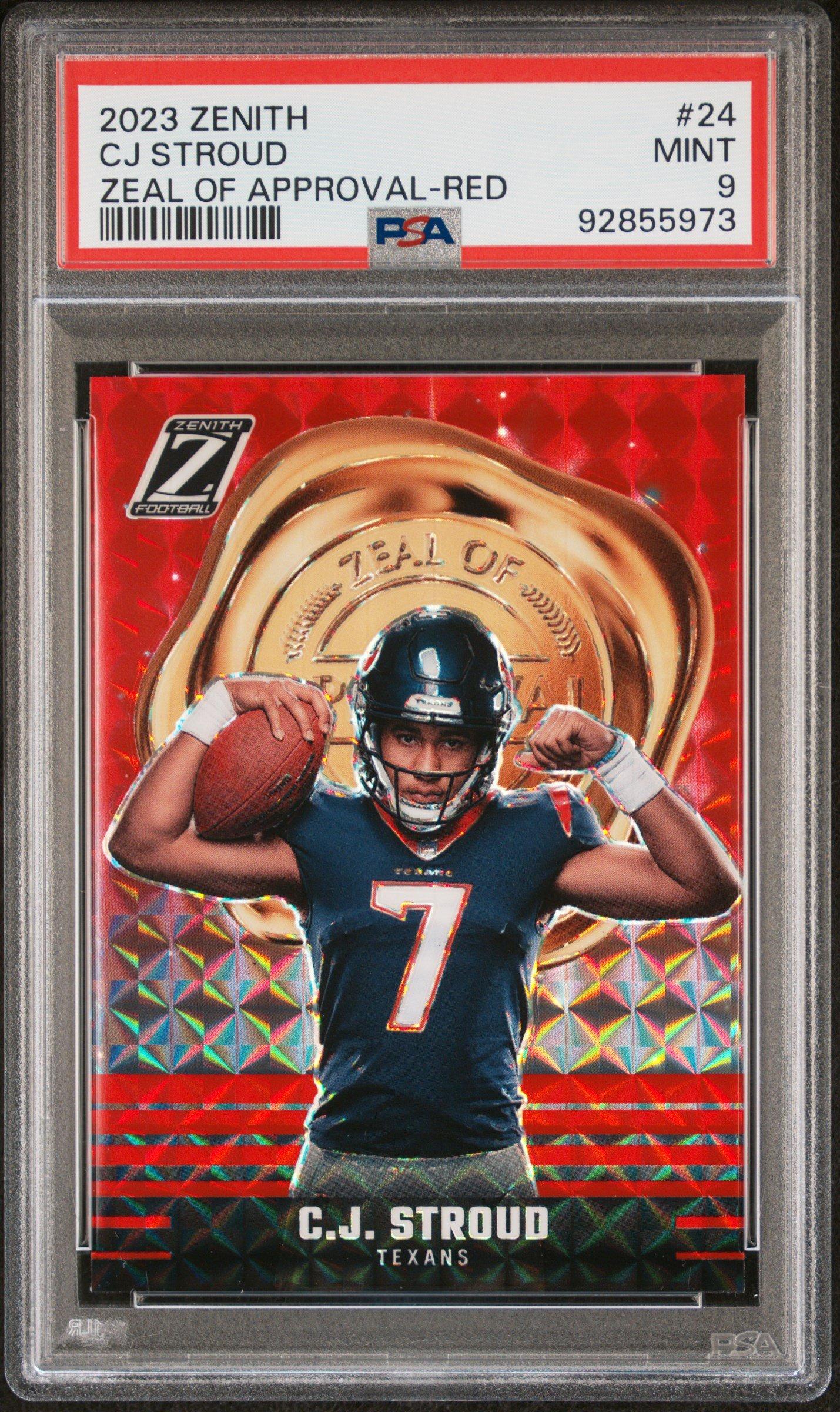 2023 Panini Zenith Zeal Of Approval 24 Cj Stroud PSA