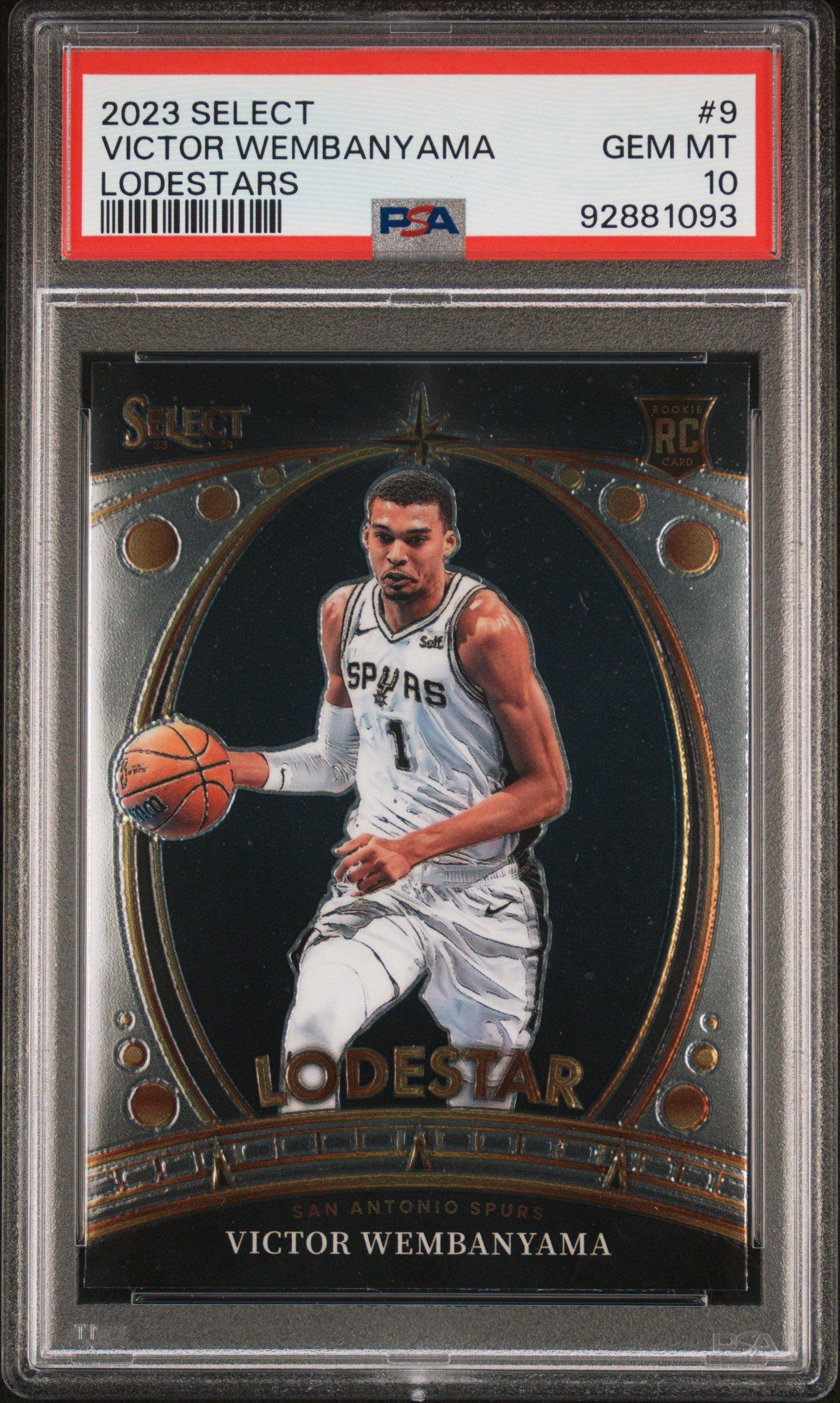 2023 Panini Select Lodestars 9 Victor Wembanyama PSA